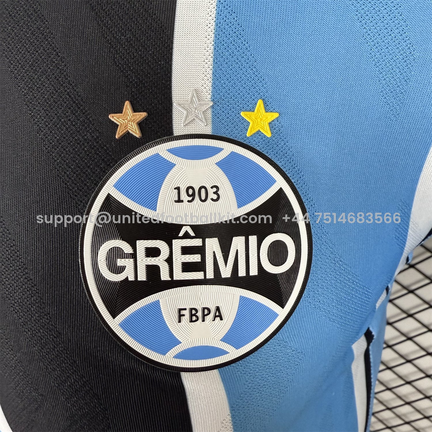 Unitedfootballkit.com | Gremio 25-26 Home Unsponsored Jersey - Player Version -Customize Name, Number and Patch | Worldwide Shipping