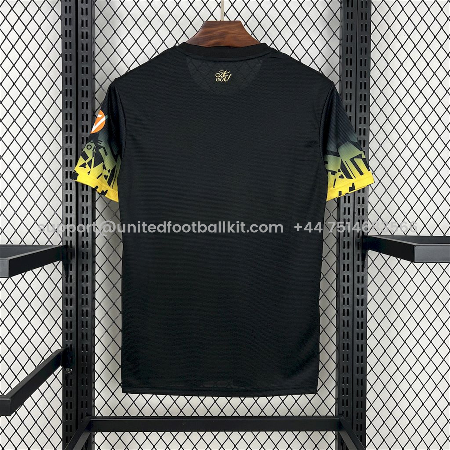 Unitedfootballkit.com | Aston Villa 25-26 Black Special Edition Jersey - Fans Version -Customize Name, Number and Patch | Worldwide Shipping