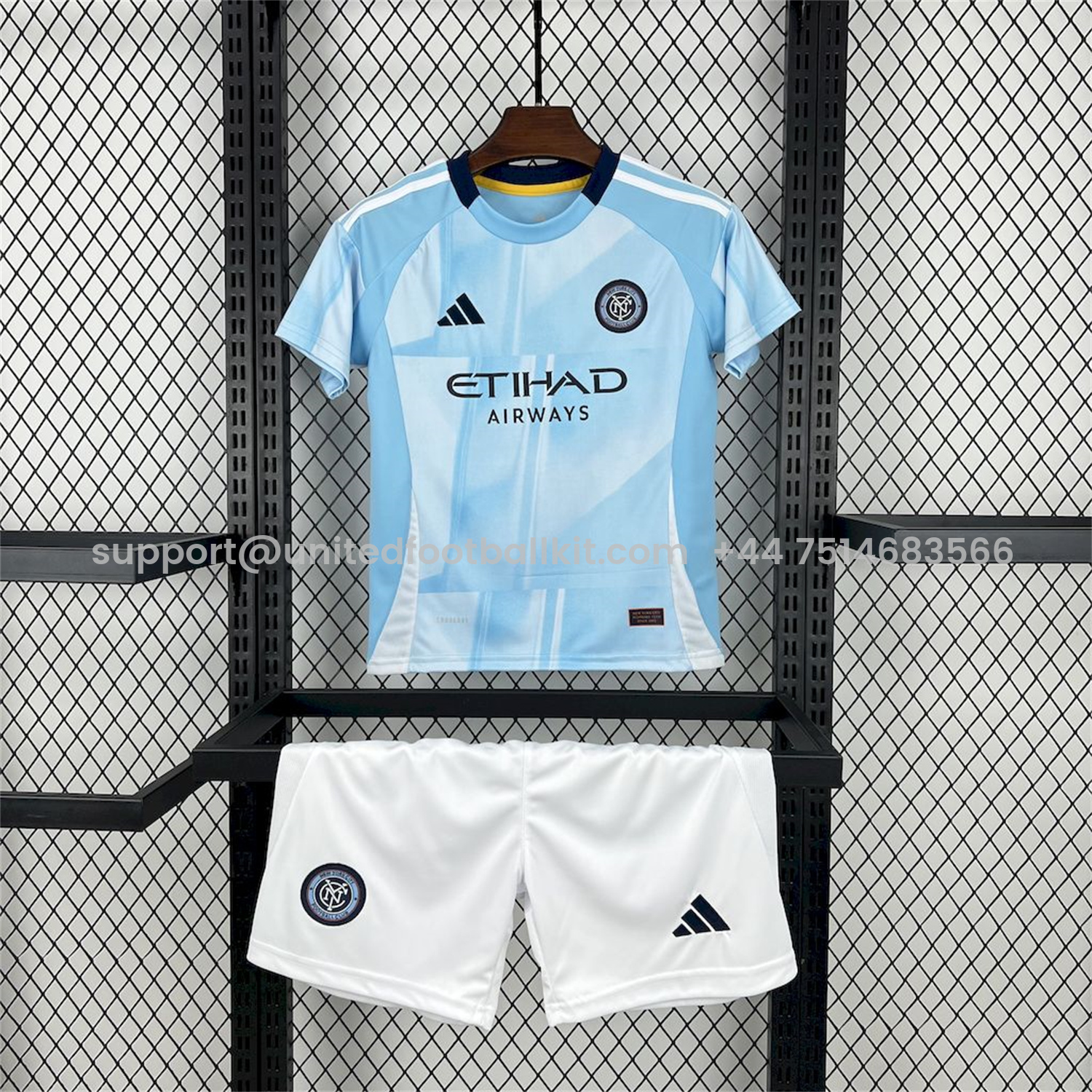 Unitedfootballkit.com | New York City 2025 Home Kids Kit -Customize Name, Number and Patch | Worldwide Shipping