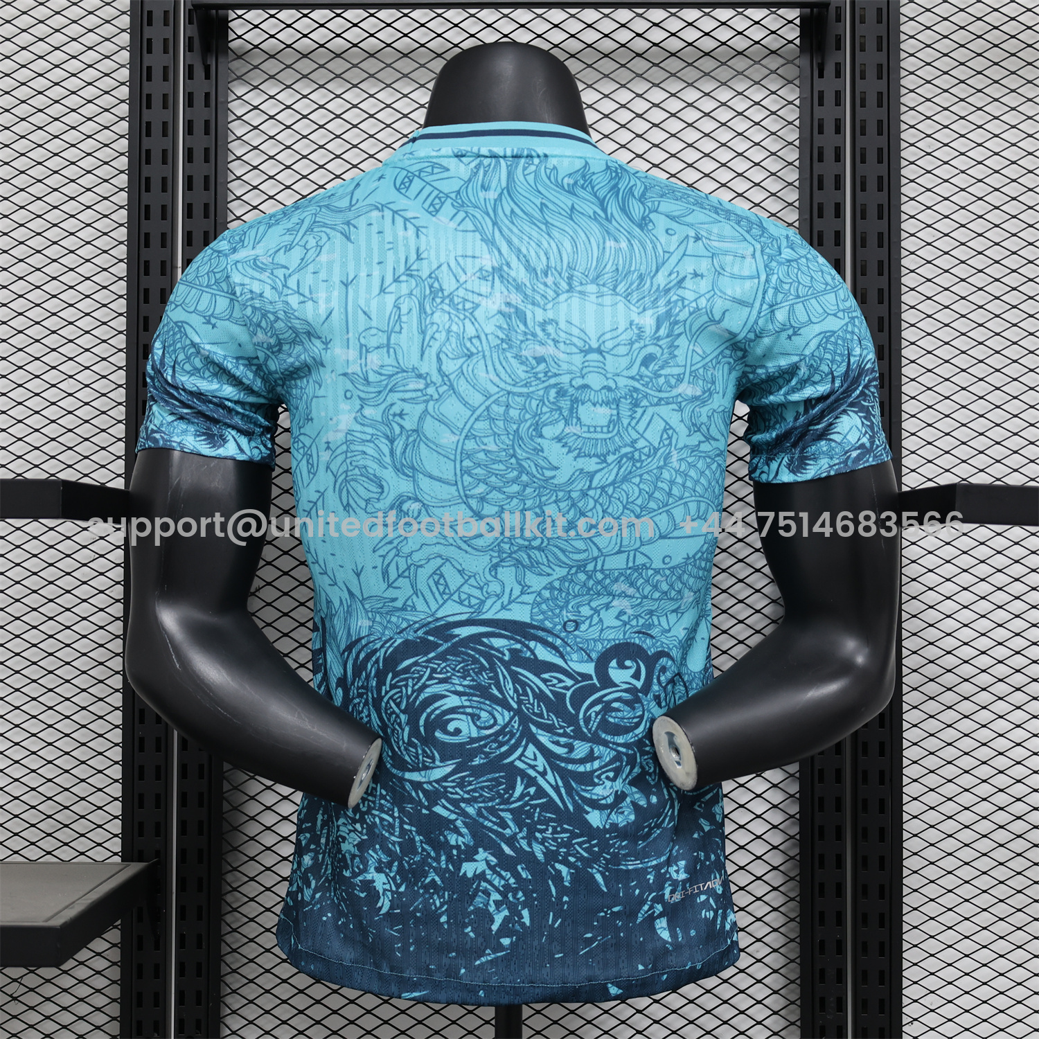 Unitedfootballkit.com | Barcelona 24-25 Blue Dargon Special Edition Jersey - Player Version -Customize Name, Number and Patch | Worldwide Shipping