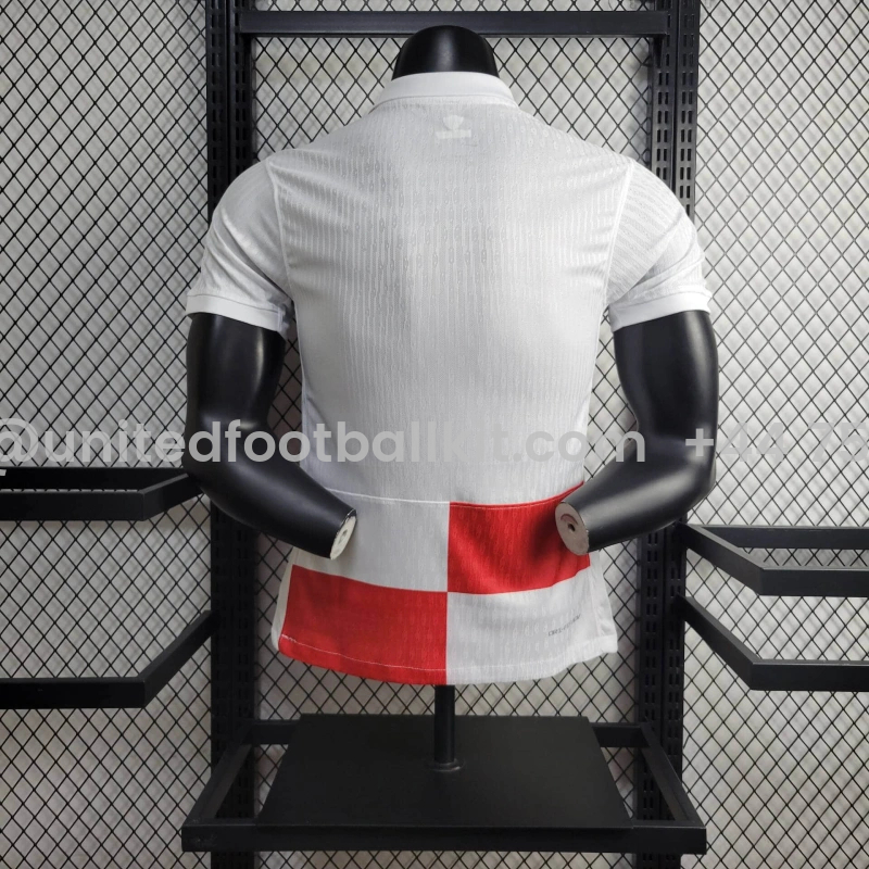 Unitedfootballkit.com | Croatia 2024 Home Stadium Jersey - Player Version -Customize Name, Number and Patch | Worldwide Shipping
