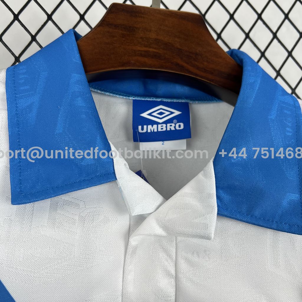 Unitedfootballkit.com | Retro Inter Milan 1994-95 Away Jersey -Customize Name, Number and Patch | Worldwide Shipping