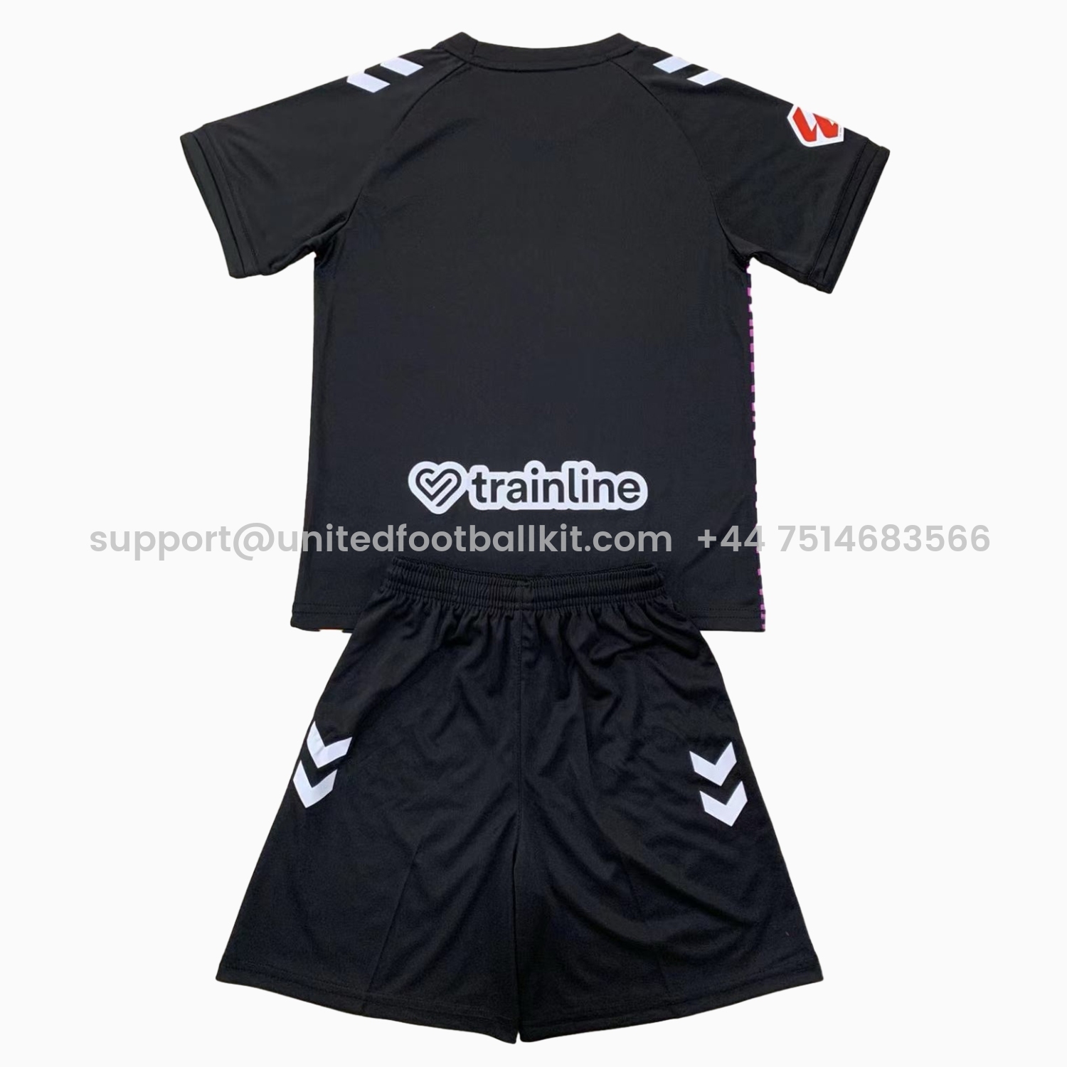 Unitedfootballkit.com | Real Betis 24-25 Black Goalkeeper Kids Kit -Customize Name, Number and Patch | Worldwide Shipping