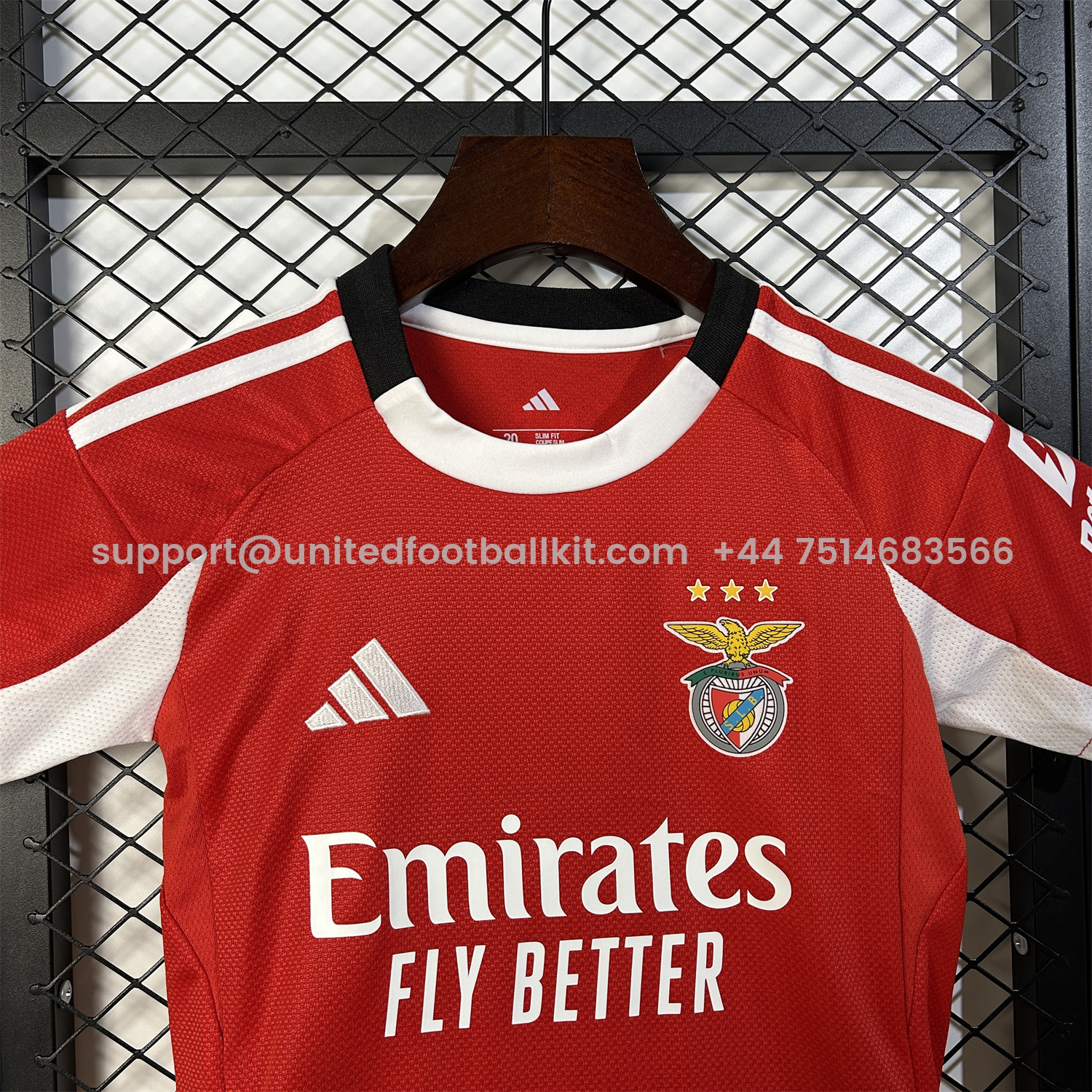 Unitedfootballkit.com | Benfica 25-26 Home Kids Kit -Customize Name, Number and Patch | Worldwide Shipping