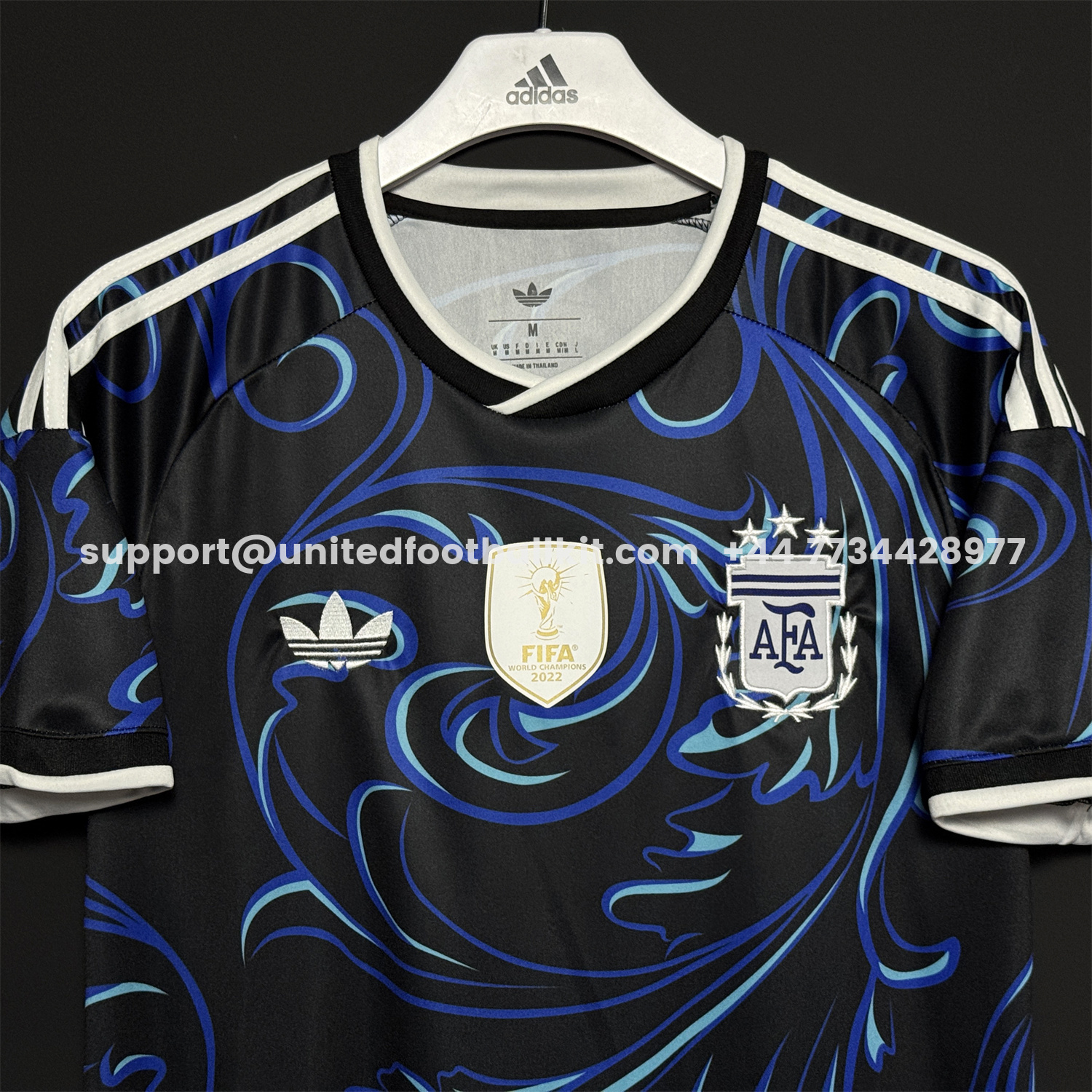 Unitedfootballkit.com | Argentina 2026 Away Deep Blue Jersey - Fans Version -Customize Name, Number and Patch | Worldwide Shipping