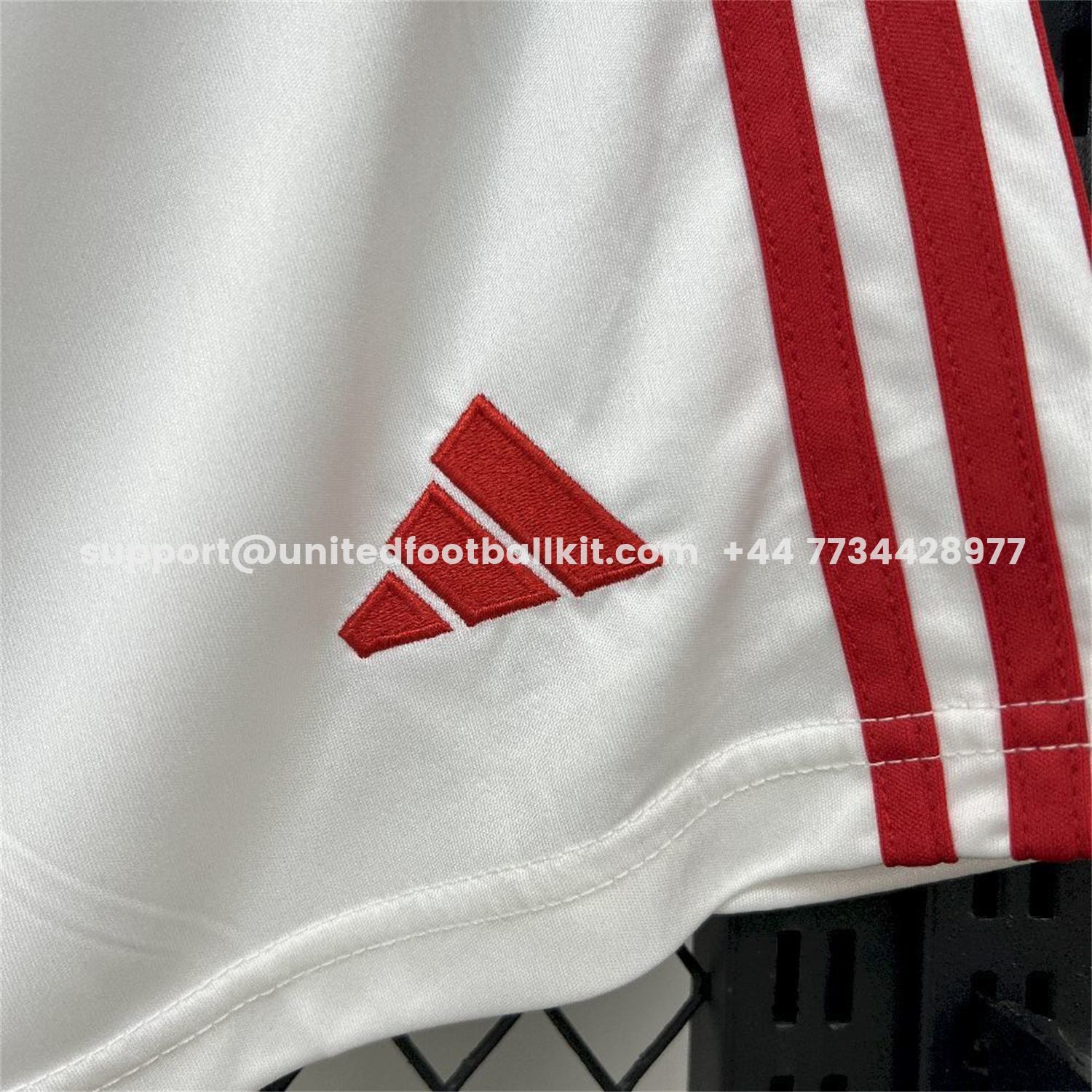 Unitedfootballkit.com | Lyon 25-26 Home White Shorts - Fans Version -Customize Name, Number and Patch | Worldwide Shipping