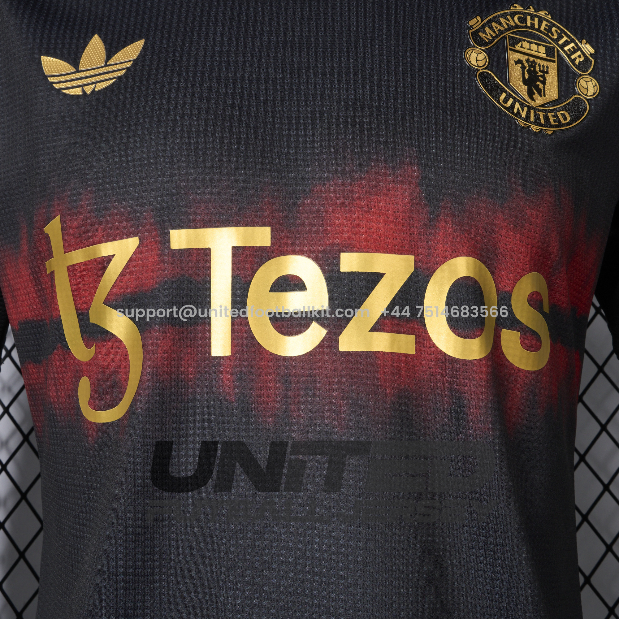 Unitedfootballkit.com | Manchester United 24-25 Pre-Match Chinese New Year Jersey - Player Version -Customize Name, Number and Patch | Worldwide Shipping