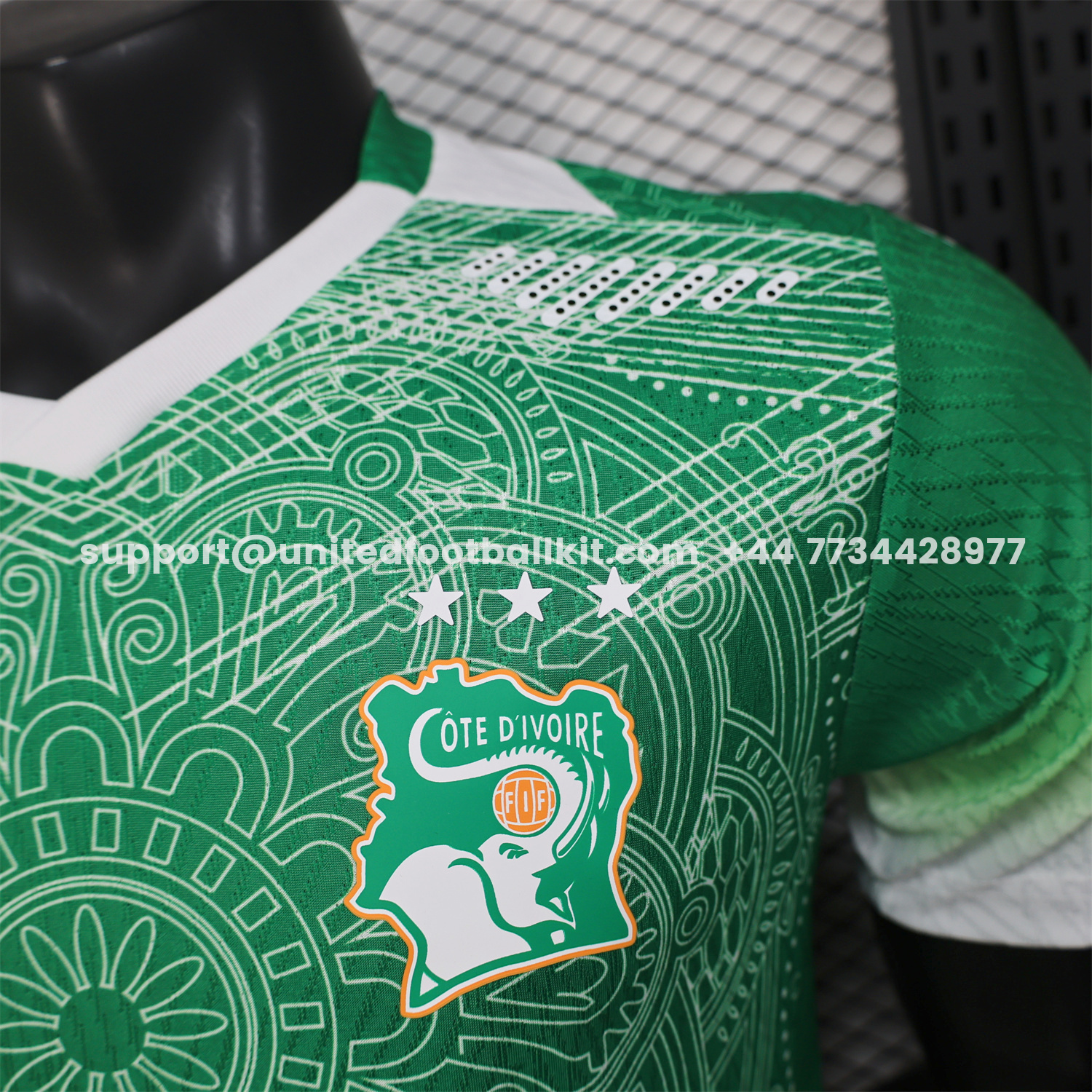 Unitedfootballkit.com | Ivory Coast 2026 Green And White Special Jersey - Player Version -Customize Name, Number and Patch | Worldwide Shipping