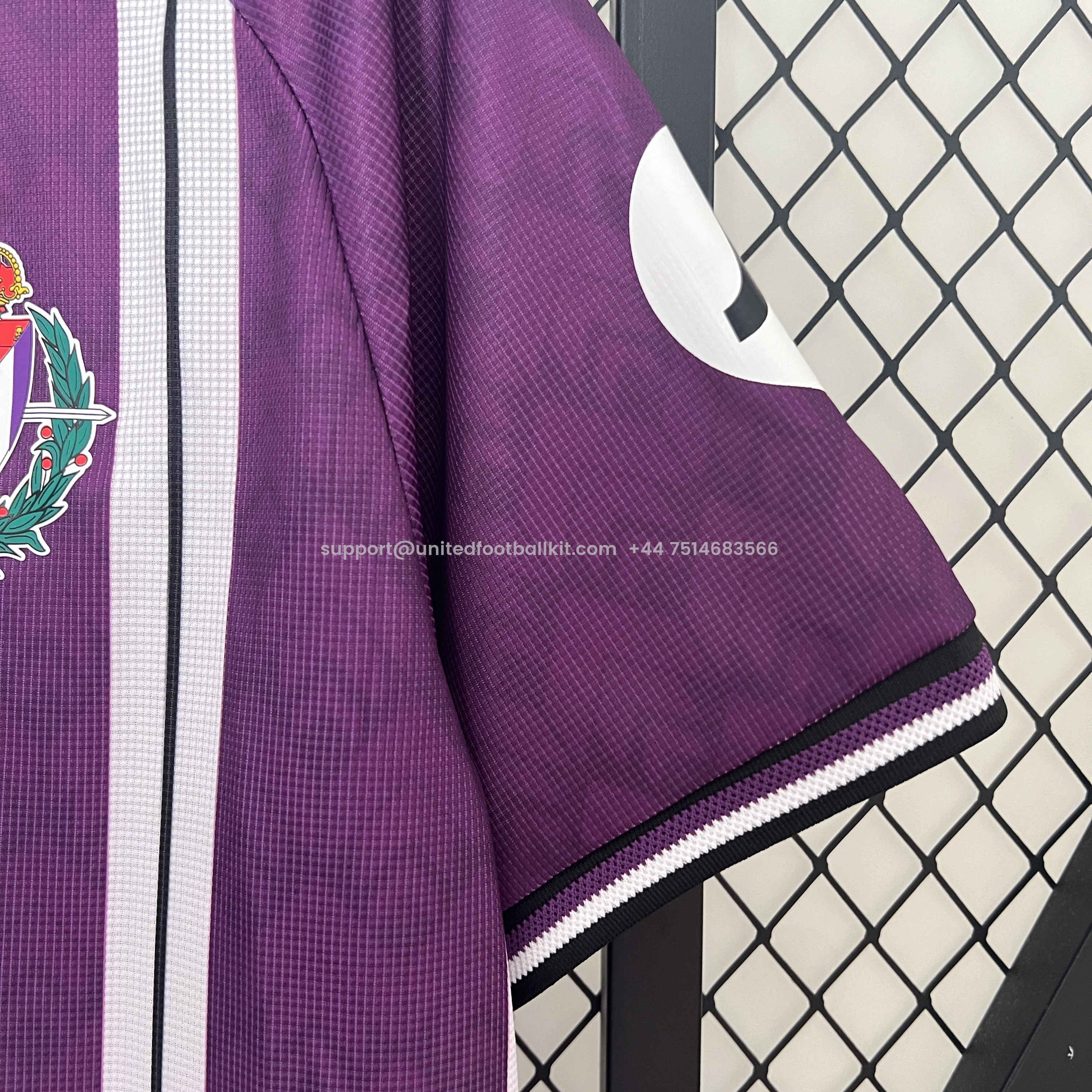 Unitedfootballkit.com | Real Valladolid 24-25 Home Stadium Jersey - Fans Version -Customize Name, Number and Patch | Worldwide Shipping