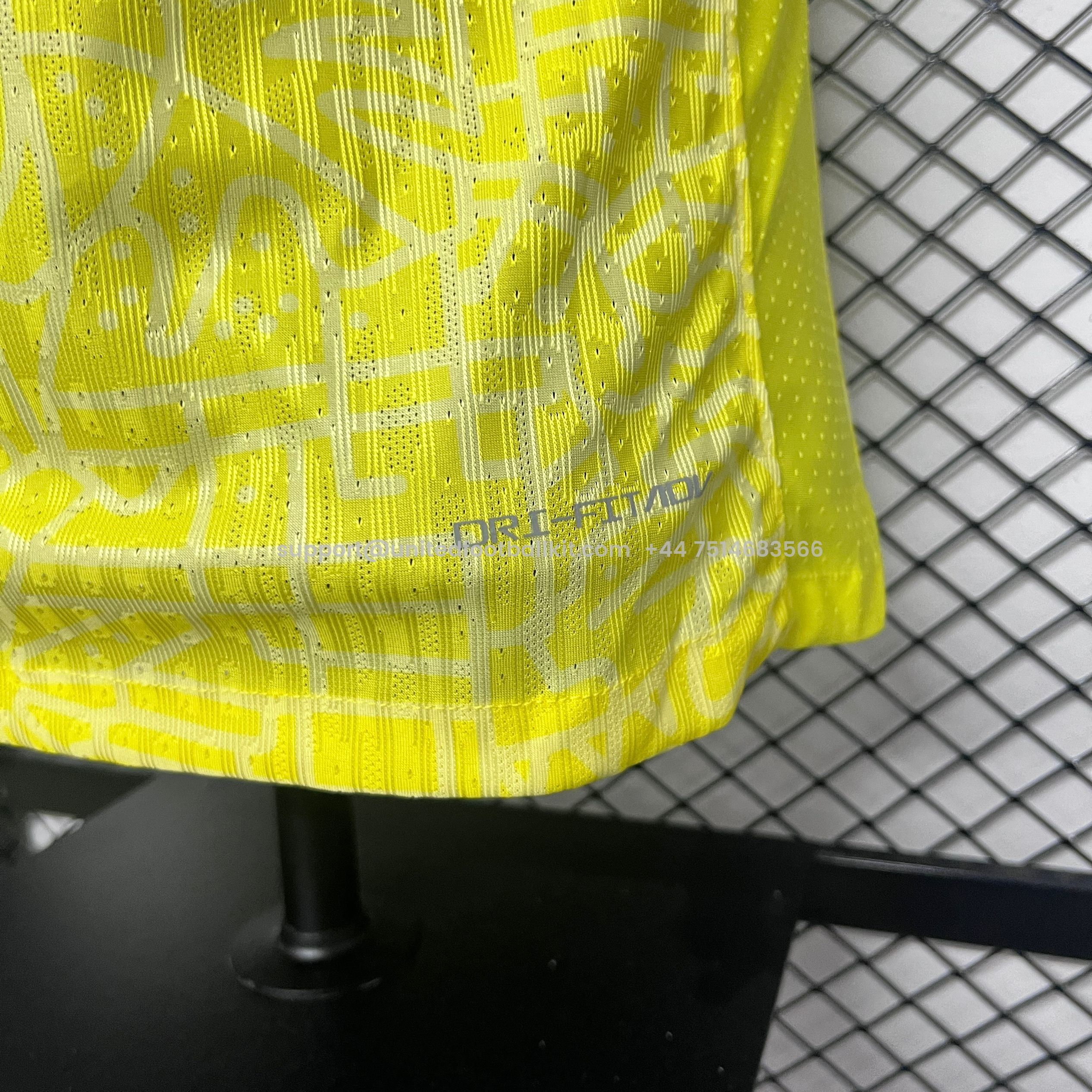 Unitedfootballkit.com | Brazil 2024 Home Stadium Jersey - Player Version -Customize Name, Number and Patch | Worldwide Shipping