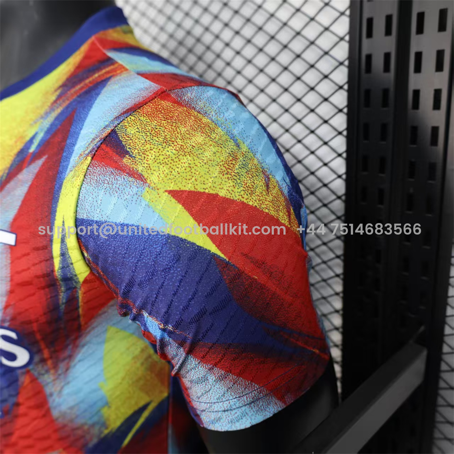 Unitedfootballkit.com | Arsenal 25-26 Colorful Flame Graffiti Pre-match Training Jersey - Player Version -Customize Name, Number and Patch | Worldwide Shipping