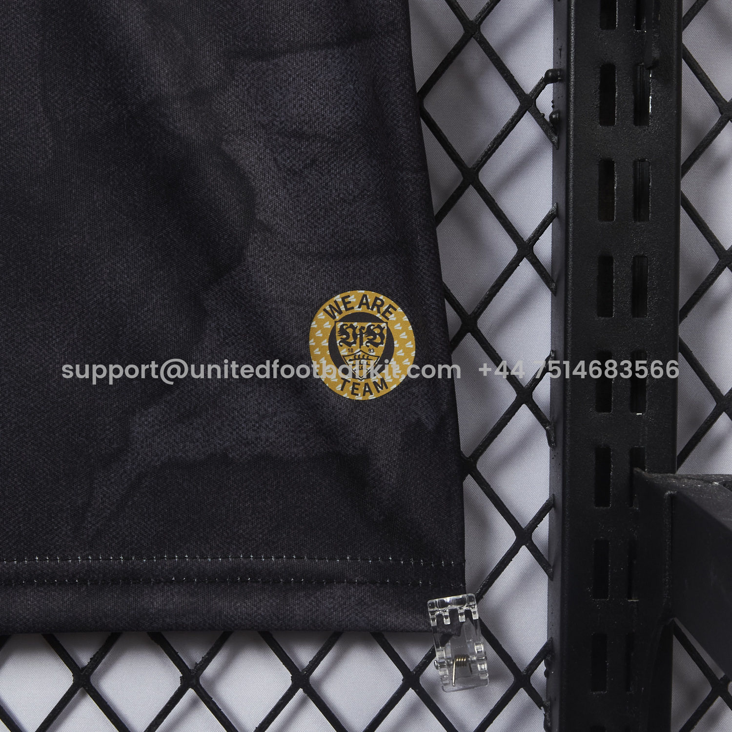 Unitedfootballkit.com | VfB Stuttgart 25-26 Third Black Jersey - Fans Version -Customize Name, Number and Patch | Worldwide Shipping