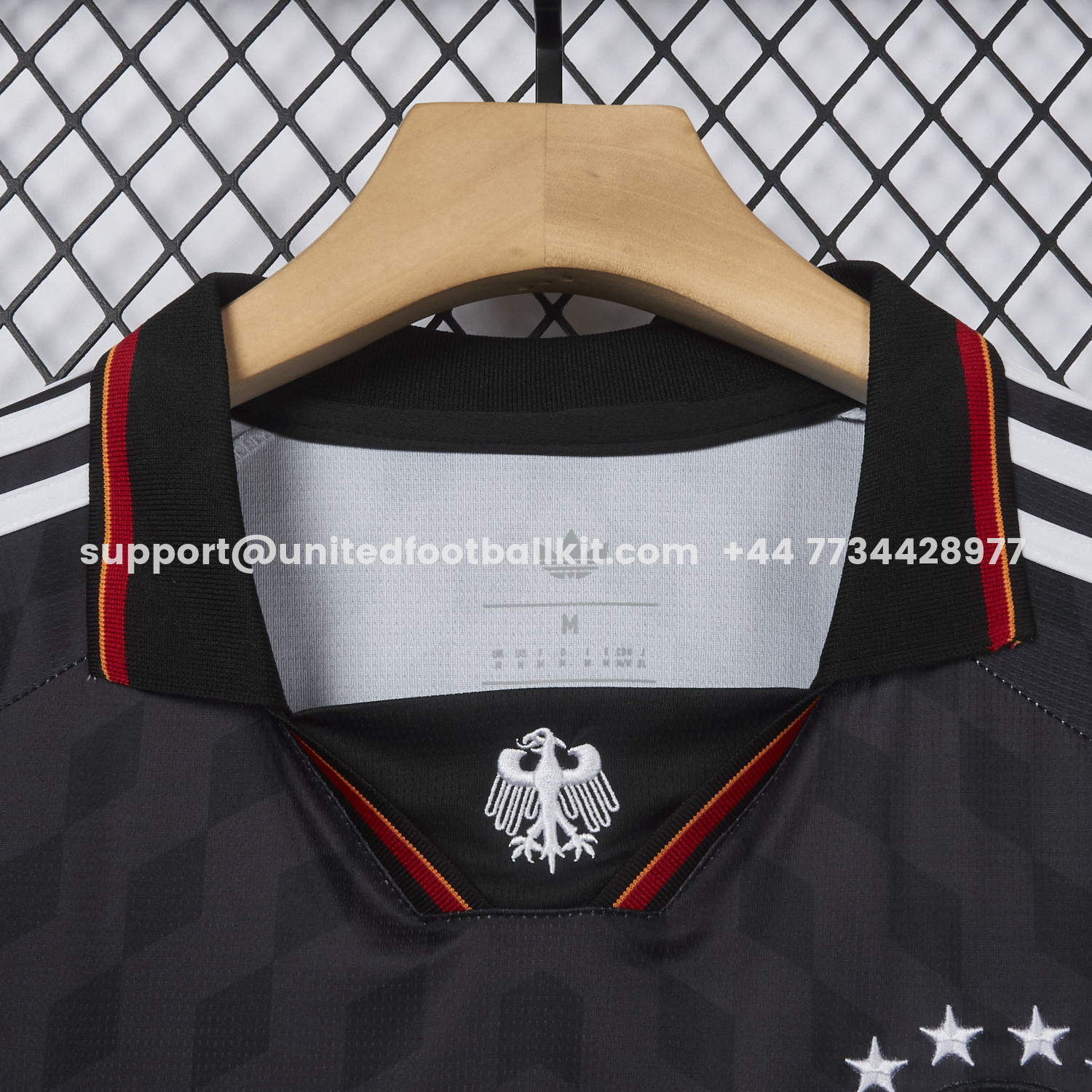 Unitedfootballkit.com | Germany 2026 Black And White V-Shaped Design Special Jersey - Fans Version -Customize Name, Number and Patch | Worldwide Shipping