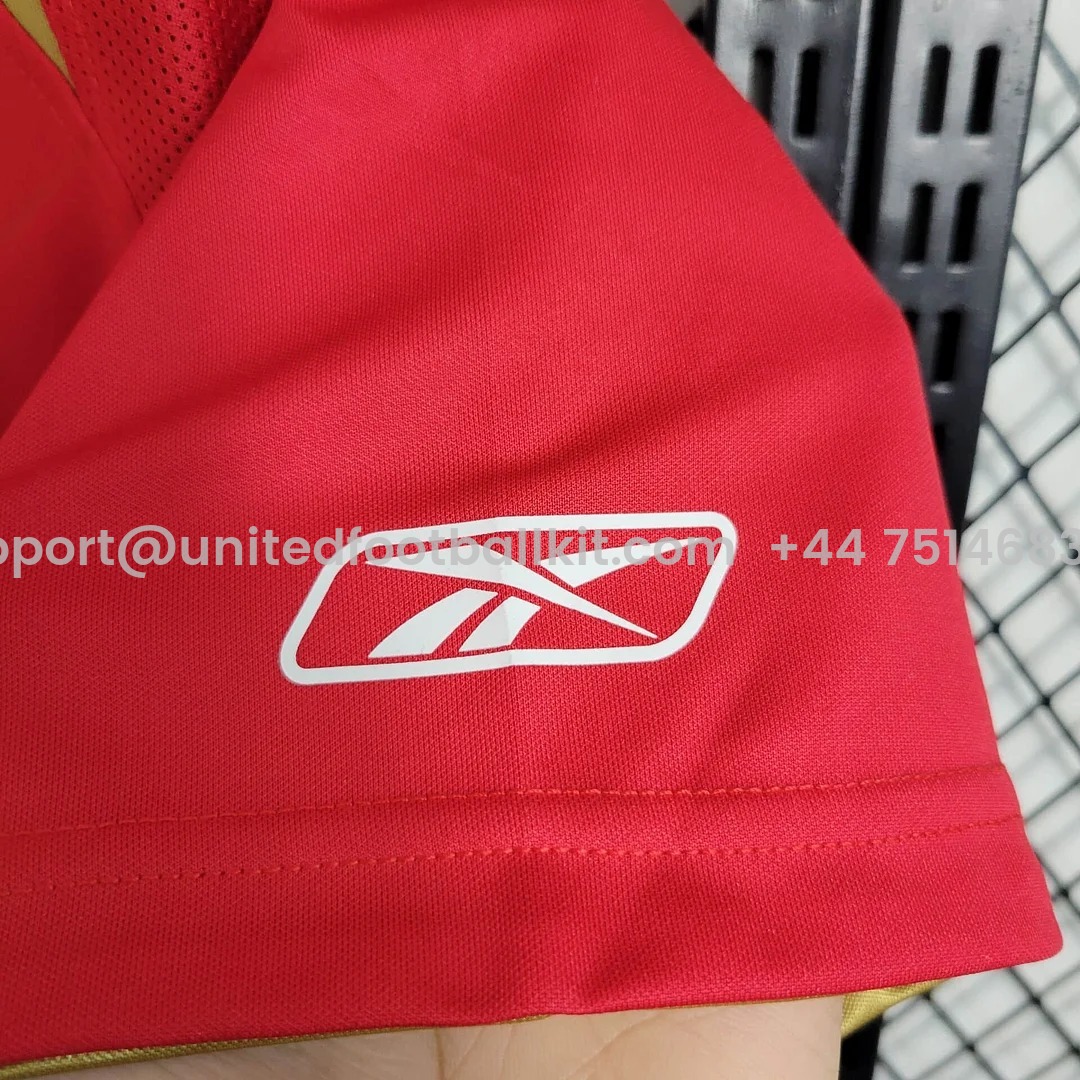 Unitedfootballkit.com | Retro Liver.pool 2005-06 European Home Stadium Jersey -Customize Name, Number and Patch | Worldwide Shipping