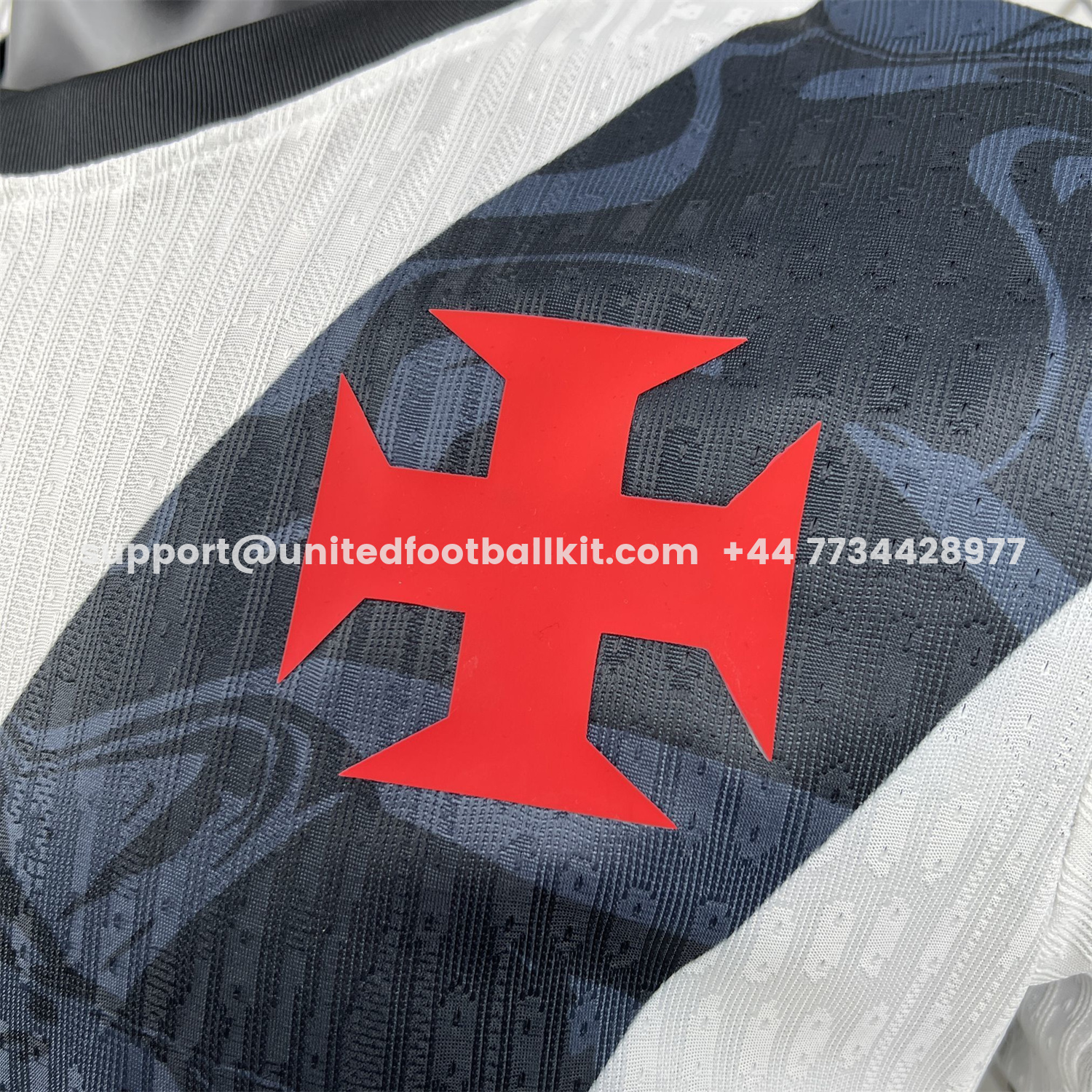 Unitedfootballkit.com | Vasco Da Gama 26-27 Away Jersey - Player Version -Customize Name, Number and Patch | Worldwide Shipping