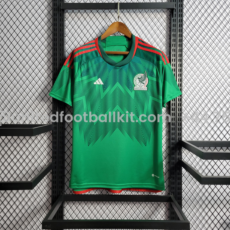 Unitedfootballkit.com | Mexico 22-23 Home Stadium Jersey - Fans Version -Customize Name, Number and Patch | Worldwide Shipping
