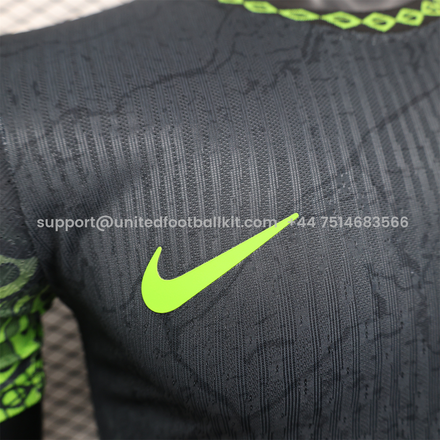 Unitedfootballkit.com | Brazil 2025 Green Fire Black Special Edition Jersey - Player Version -Customize Name, Number and Patch | Worldwide Shipping