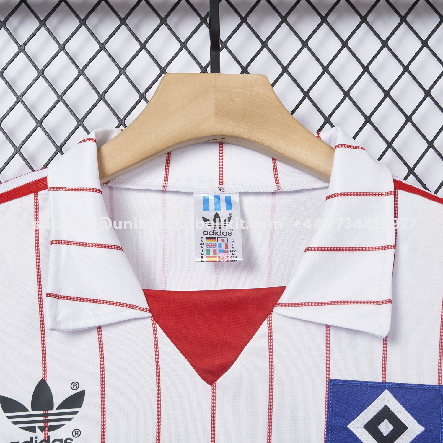 Unitedfootballkit.com | Retro Hamburger SV 1982-83 Home Long Sleeves Jersey -Customize Name, Number and Patch | Worldwide Shipping