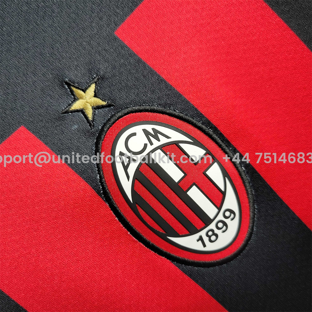 Unitedfootballkit.com | 22-23 AC Milan Home Jersey - Fans Version -Customize Name, Number and Patch | Worldwide Shipping