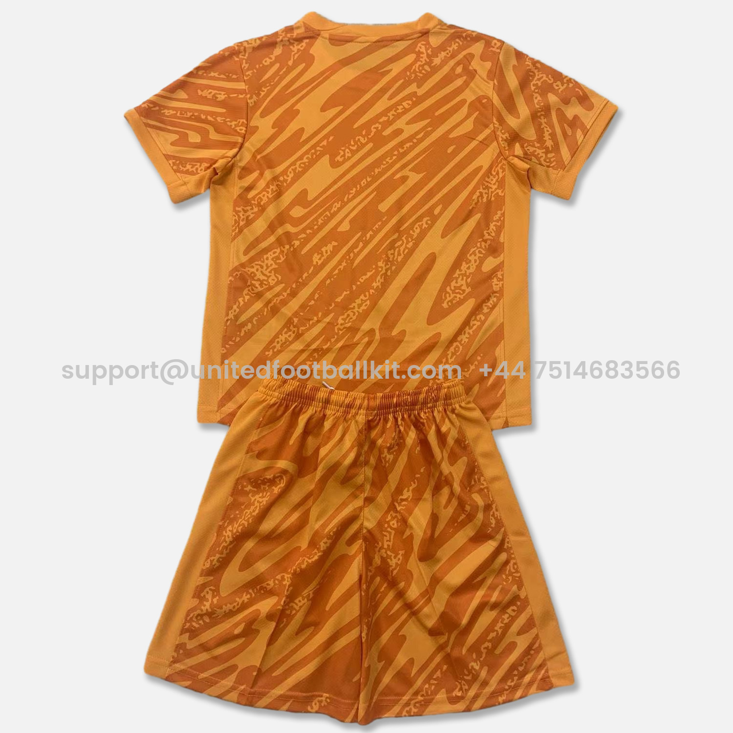 Unitedfootballkit.com | C.H.E.L.S.E.A 24-25 Orange Goalkeeper Men's Adult Jersey Set - Fans Version -Customize Name, Number and Patch | Worldwide Shipping