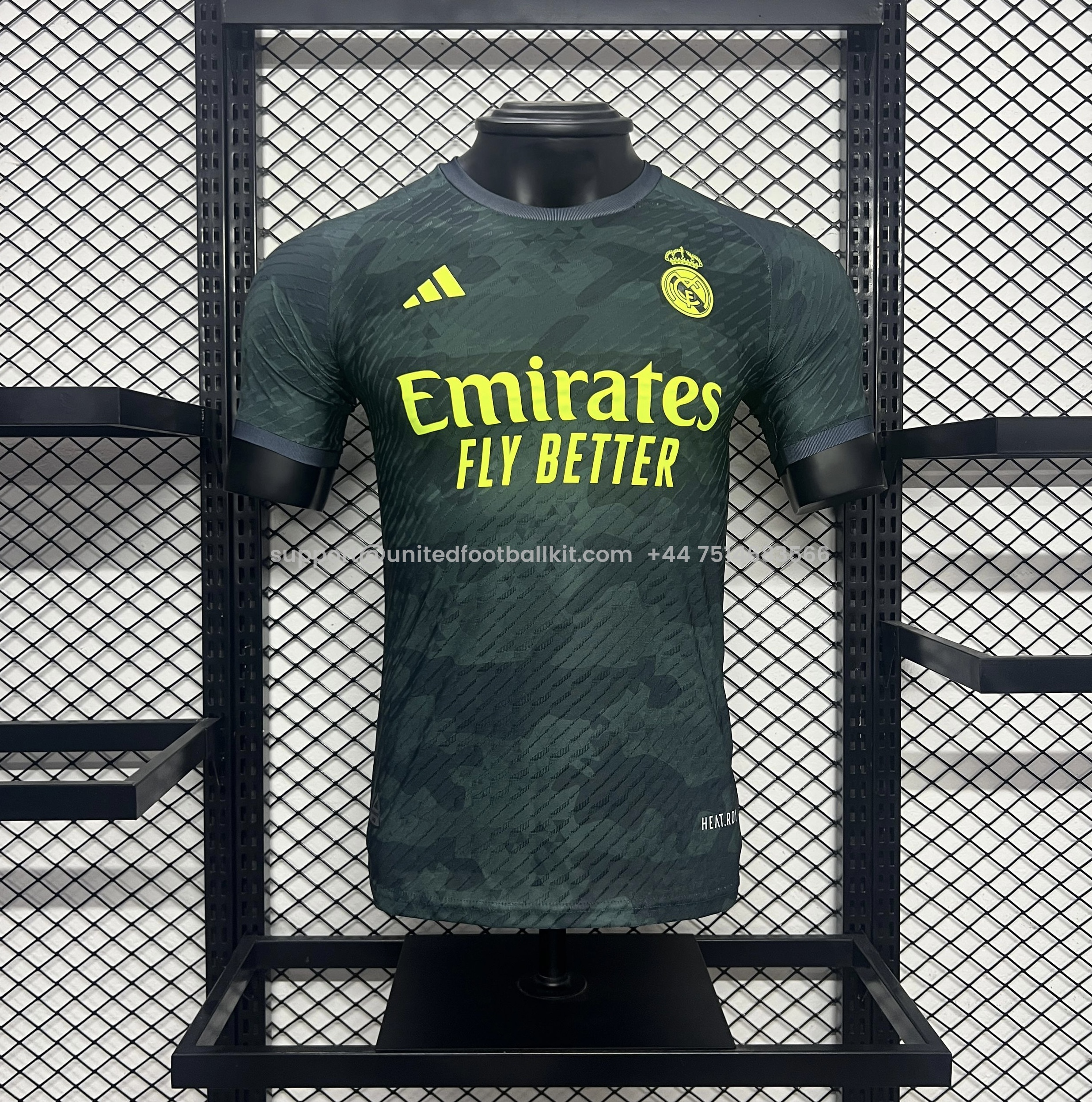 Unitedfootballkit.com | Real Madrid 24-25 Green Special Edition Jersey - Player Version -Customize Name, Number and Patch | Worldwide Shipping