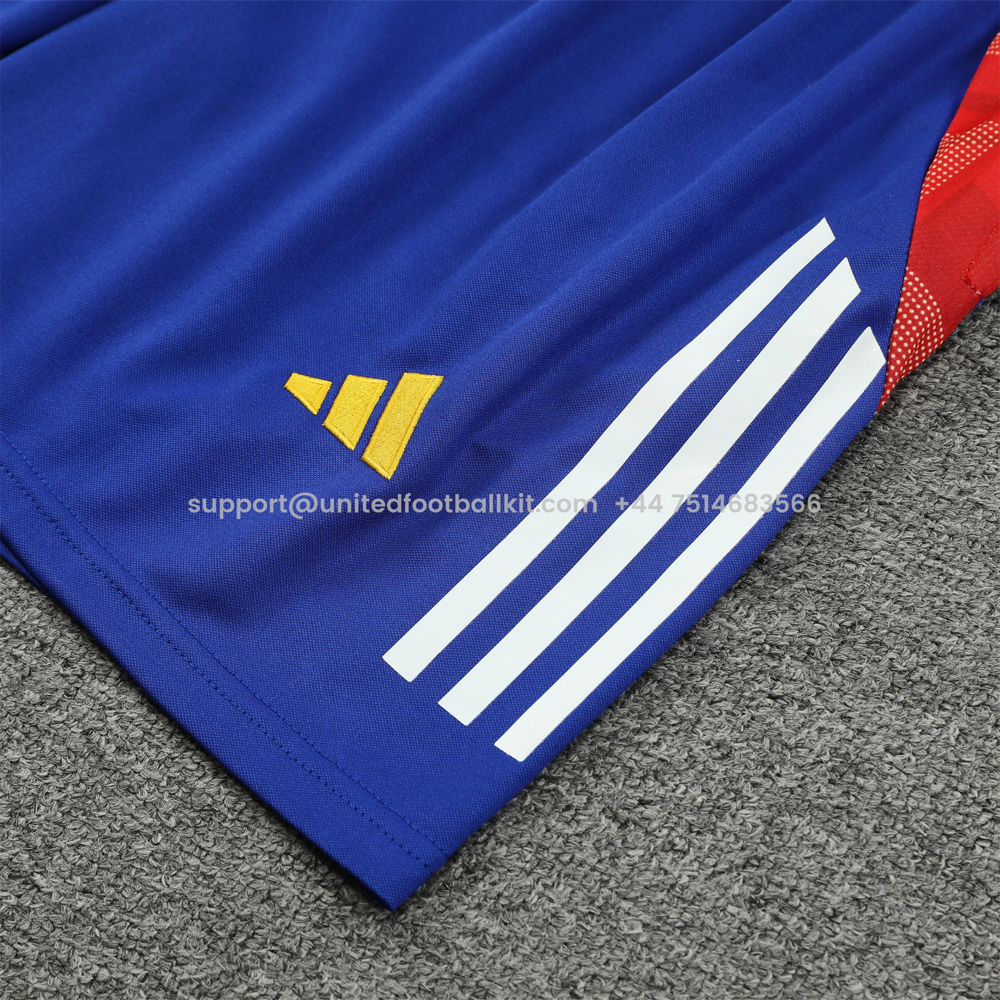 Unitedfootballkit.com | Spain 24-25 Vest Training Set - Light Blue -Customize Name, Number and Patch | Worldwide Shipping