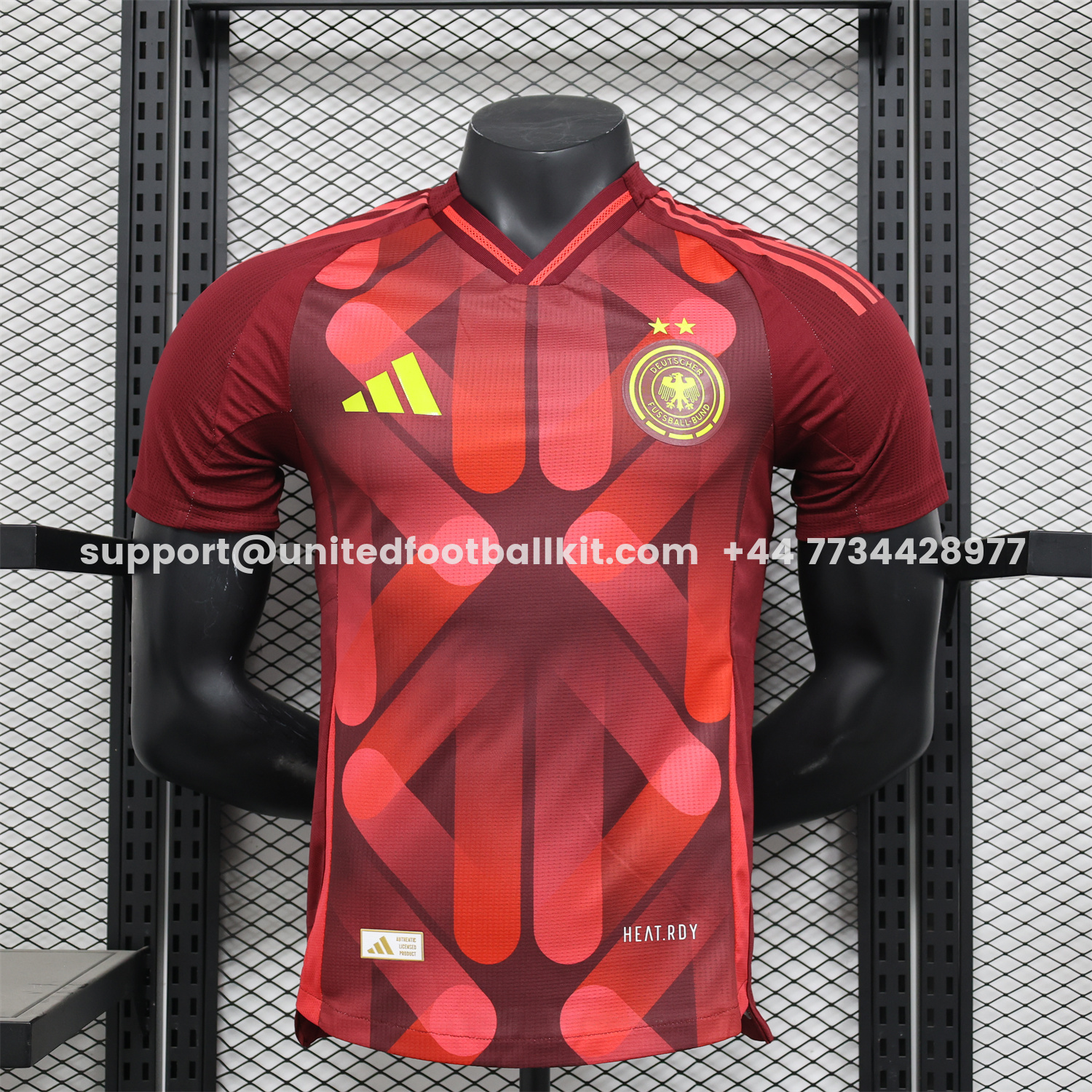 Unitedfootballkit.com | Germany 2025 Women's Euro Away Jersey - Men's Player Version -Customize Name, Number and Patch | Worldwide Shipping