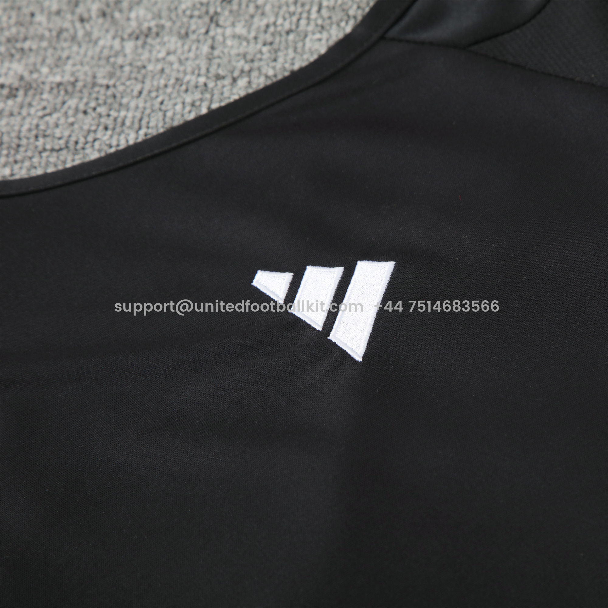 Unitedfootballkit.com | Germany 24-25 Training Vest Suit - Black -Customize Name, Number and Patch | Worldwide Shipping
