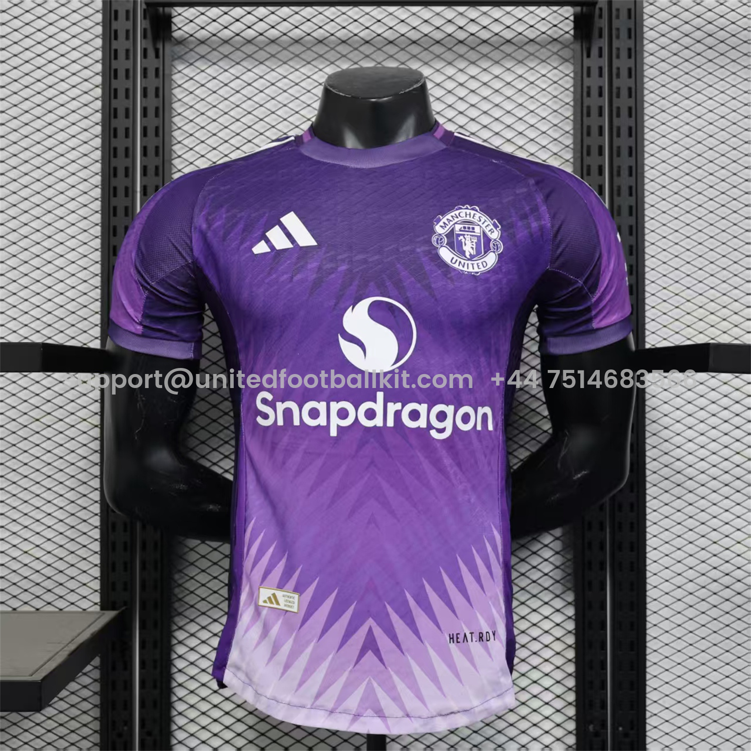 Unitedfootballkit.com | Manchester United 24-25 Purple Gradient Special Edition Jersey - Player Version -Customize Name, Number and Patch | Worldwide Shipping