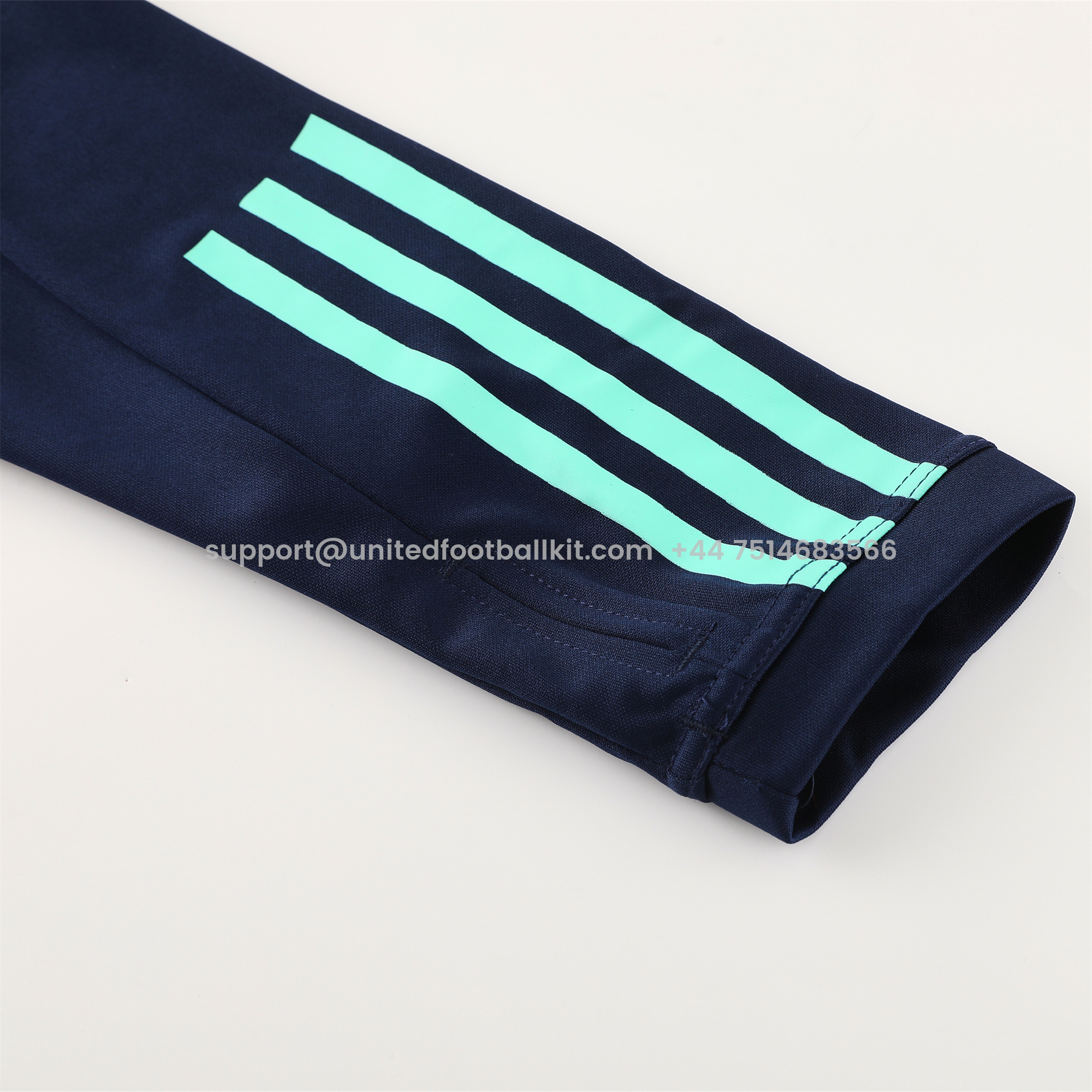 Unitedfootballkit.com | Ajax 24-25 Long Sleeve Training Set - Royal Blue -Customize Name, Number and Patch | Worldwide Shipping