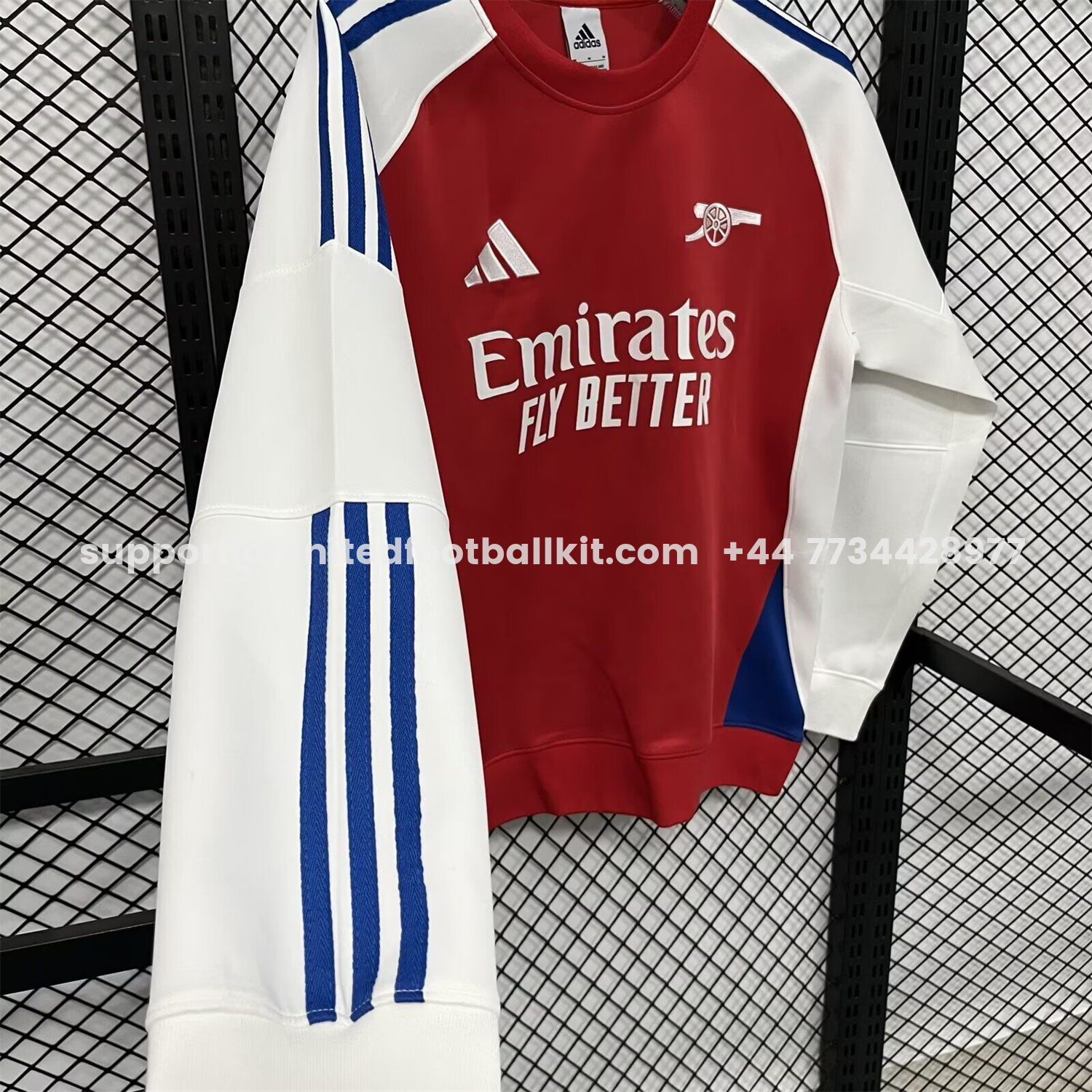 Unitedfootballkit.com | Arsenal 25-26 Home Red Unisex Pullover Hoodie -Customize Name, Number and Patch | Worldwide Shipping