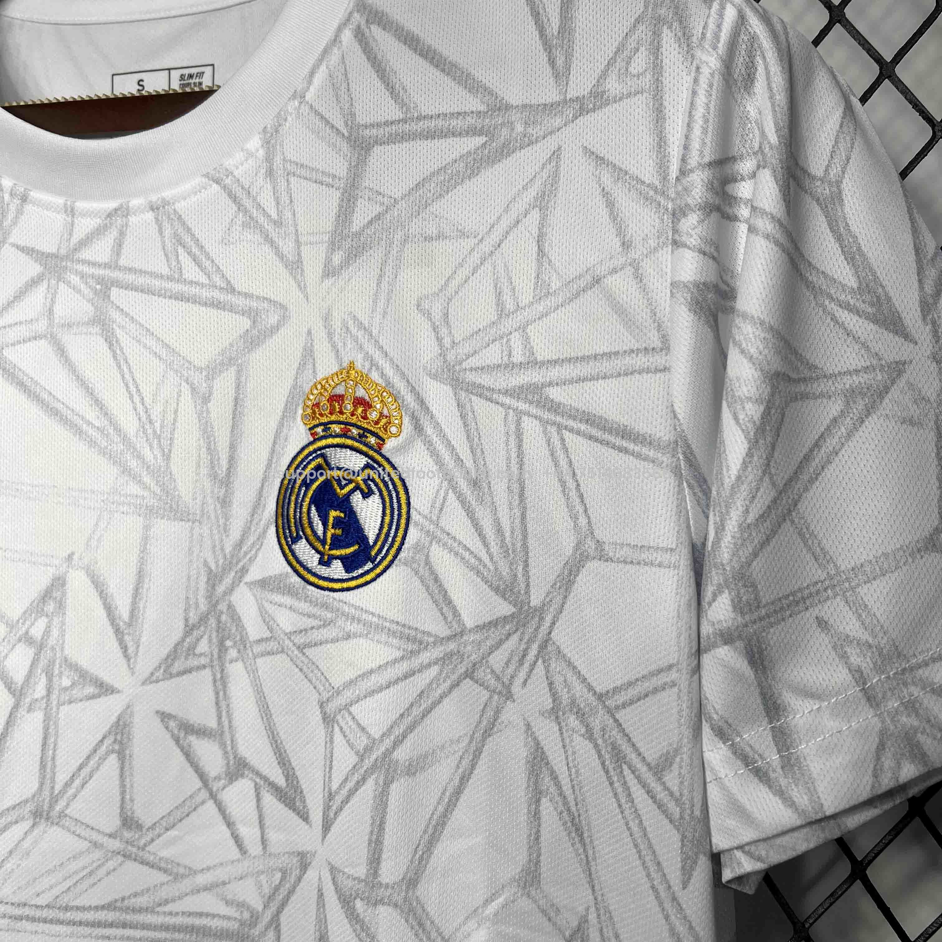Unitedfootballkit.com | Real Madrid 24-25 Training Jersey - Fans Version -Customize Name, Number and Patch | Worldwide Shipping