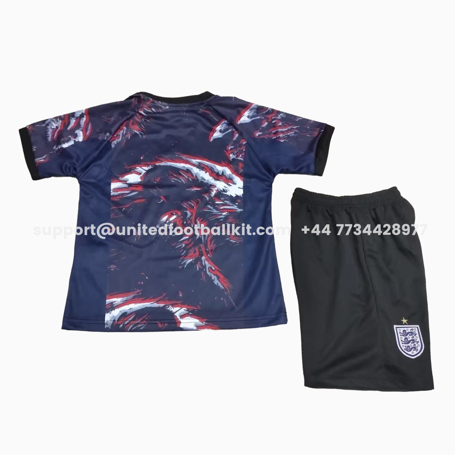 Unitedfootballkit.com | England 2026 Hollywood Goalkeeper Special Kids Kit -Customize Name, Number and Patch | Worldwide Shipping