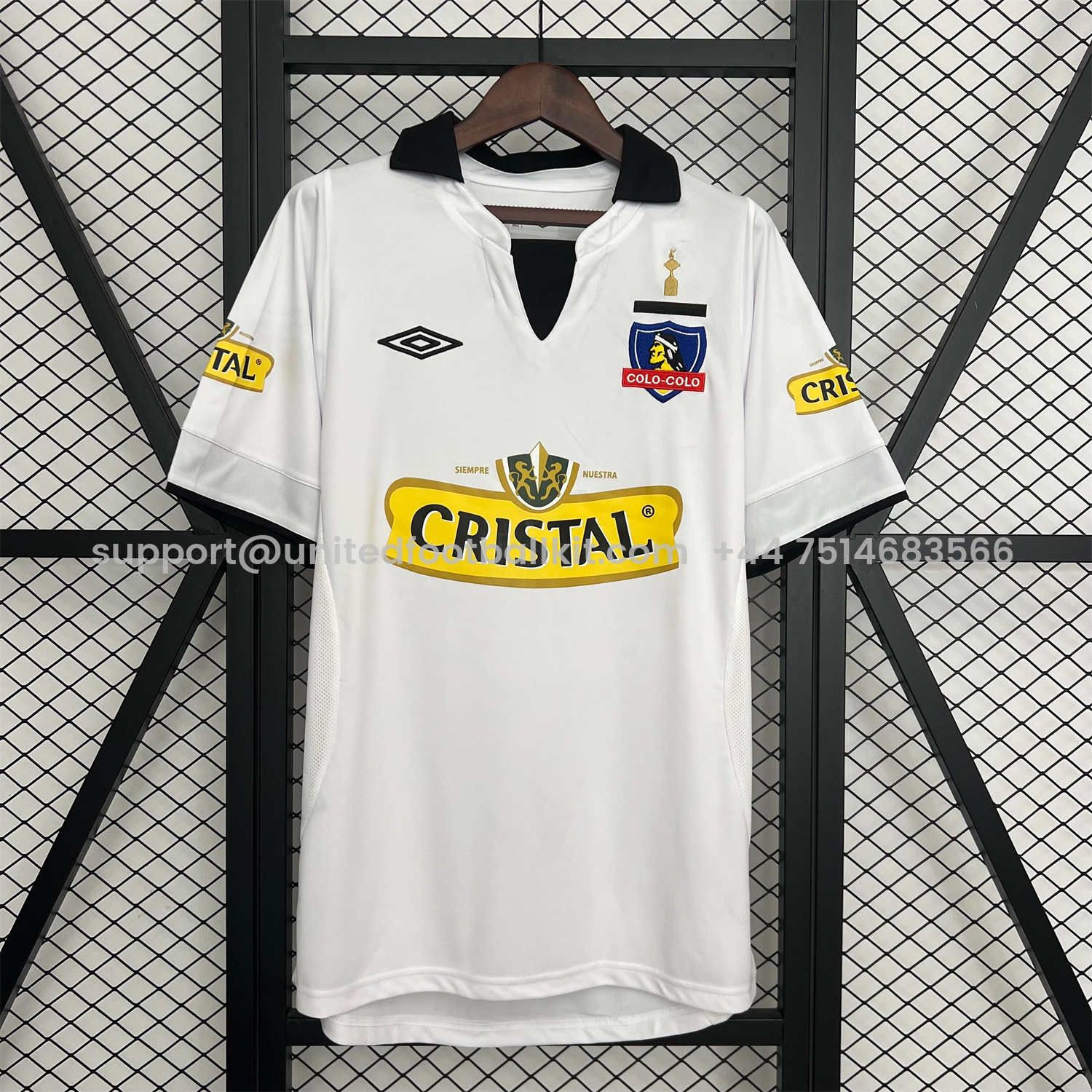 Unitedfootballkit.com | Retro Colo Colo 2013 Home White Jersey -Customize Name, Number and Patch | Worldwide Shipping