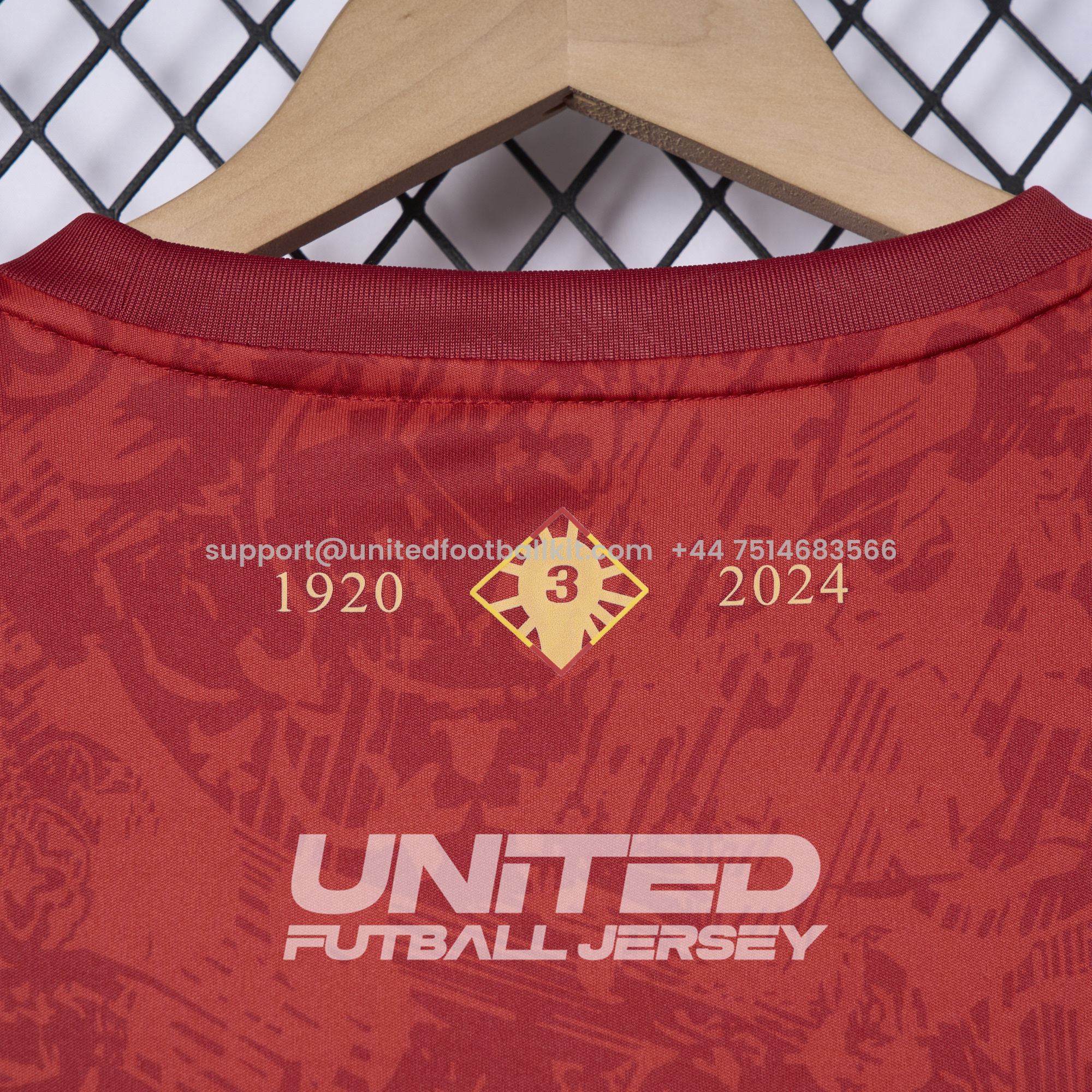 Unitedfootballkit.com | Spain 2024-25 COMMA Red Special Edition Jersey - Fans Version -Customize Name, Number and Patch | Worldwide Shipping