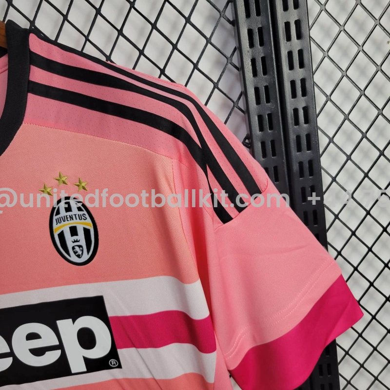 Unitedfootballkit.com | Retro Juventus 2015-16 Away Stadium Jersey -Customize Name, Number and Patch | Worldwide Shipping