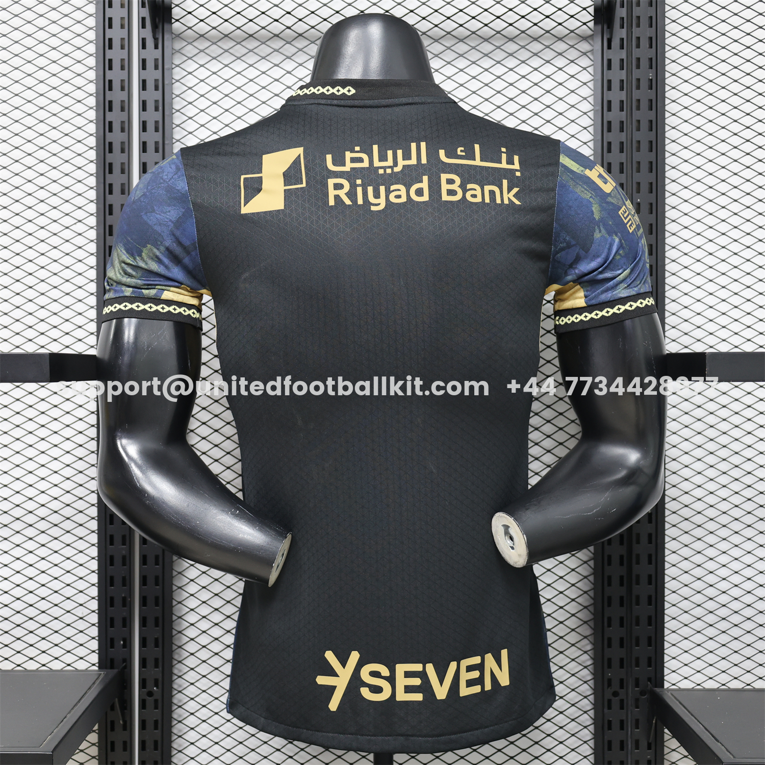 Unitedfootballkit.com | Al Hilal Riyadh Crescent 26-27 Navy blue Special Jersey - Player Version -Customize Name, Number and Patch | Worldwide Shipping
