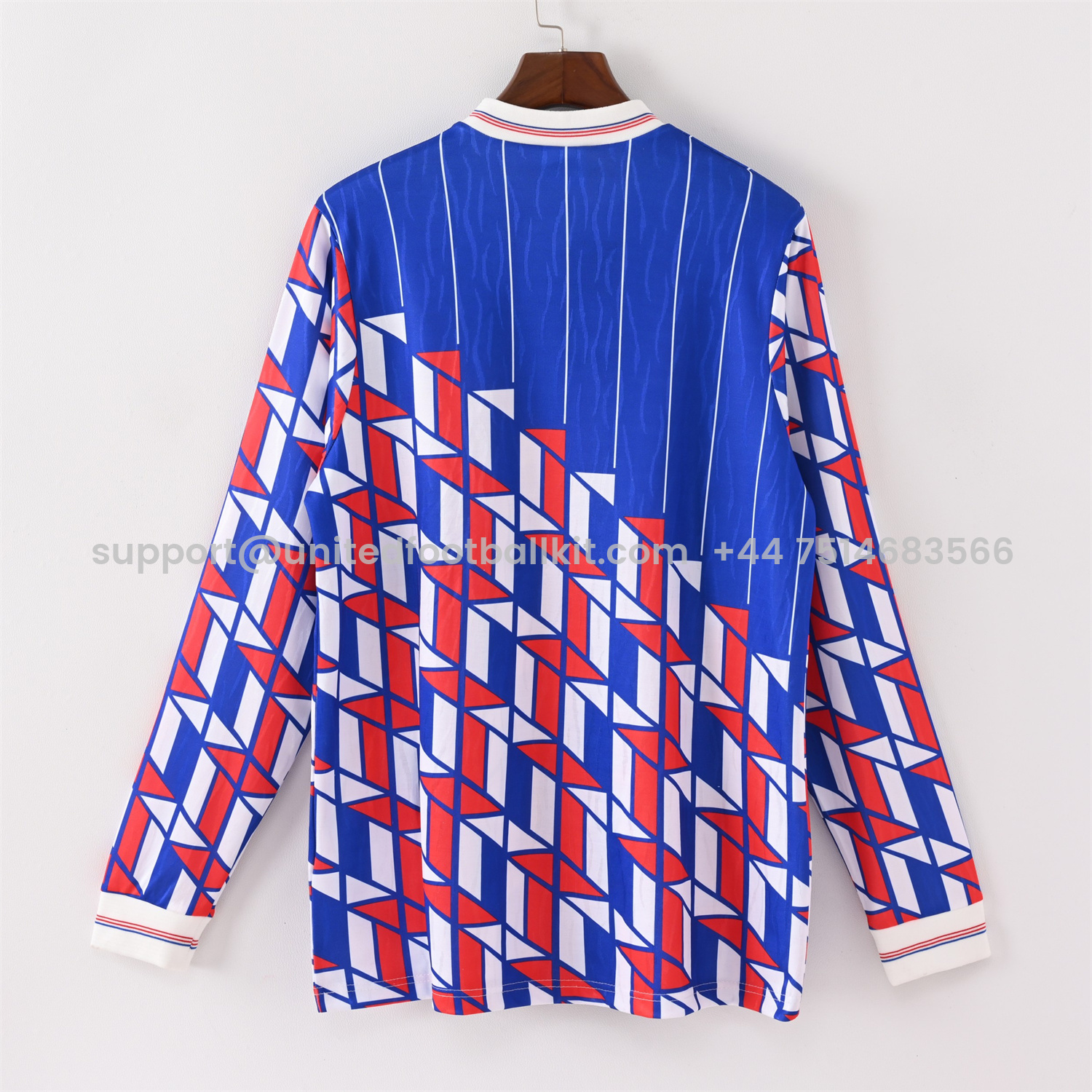 Unitedfootballkit.com | Retro Ajax 1990 Away Long Sleeve Jersey -Customize Name, Number and Patch | Worldwide Shipping