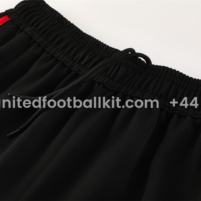 Unitedfootballkit.com | Manchester United 24-25 Jacket Training Tracksuit - Black -Customize Name, Number and Patch | Worldwide Shipping