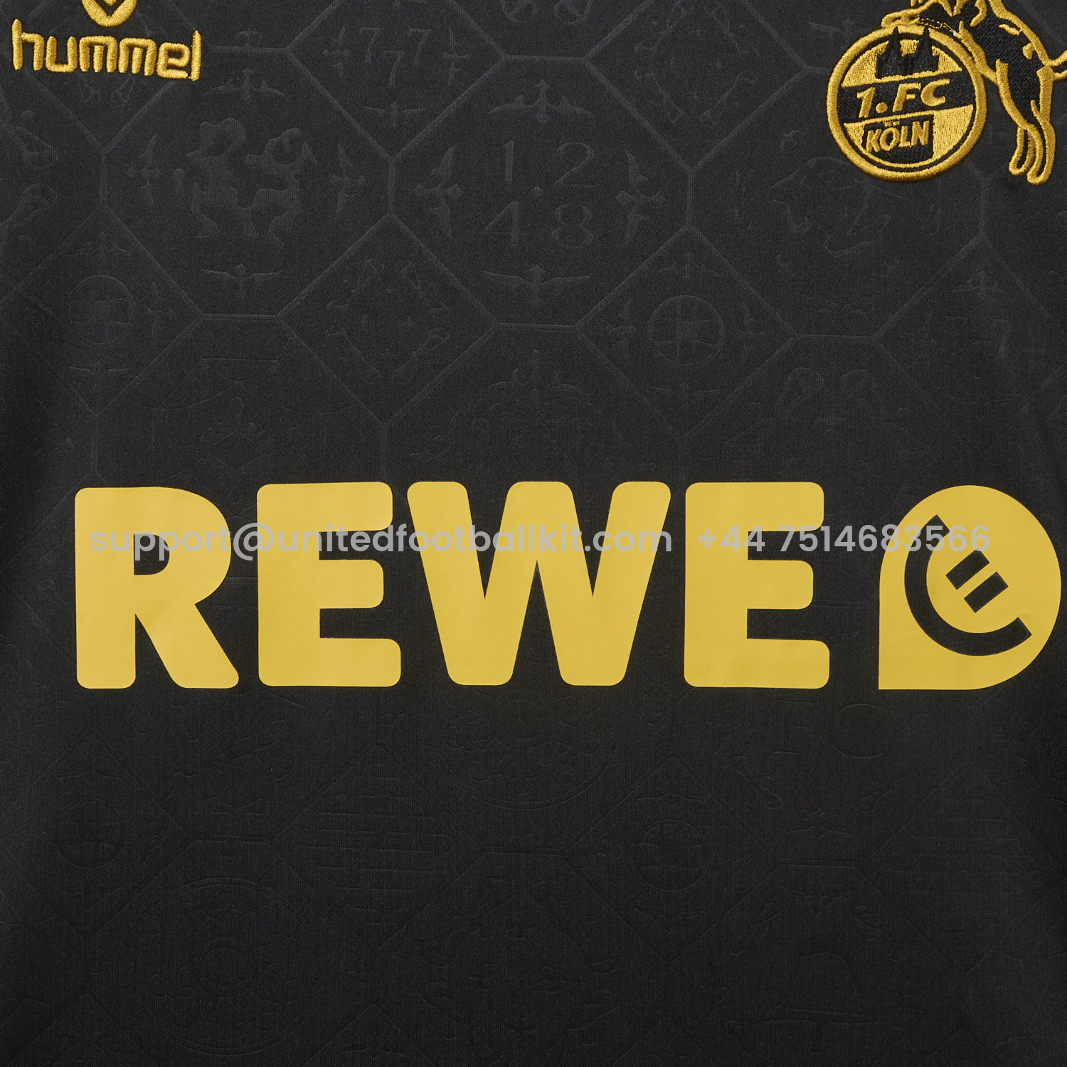 Unitedfootballkit.com | Köln 25-26 Third Black Jersey - Fans Version -Customize Name, Number and Patch | Worldwide Shipping