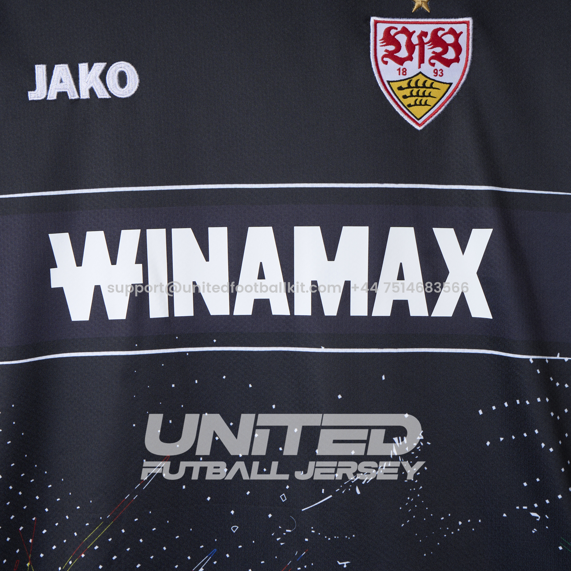 Unitedfootballkit.com | VfB Stuttgart 24-25 Third Jersey - Fans Version -Customize Name, Number and Patch | Worldwide Shipping