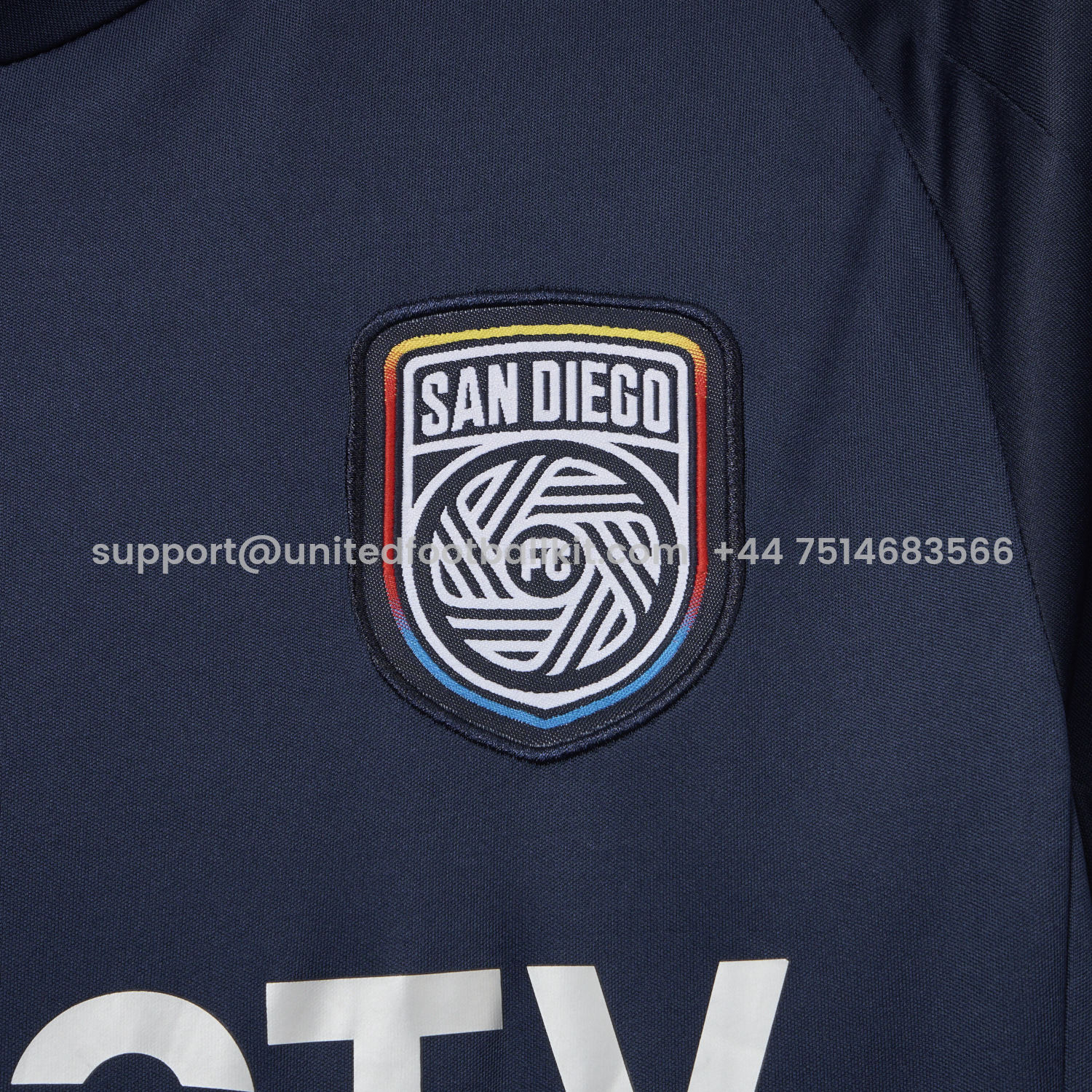 Unitedfootballkit.com | San Diego 2025-26 Home Jersey - Fans Version -Customize Name, Number and Patch | Worldwide Shipping