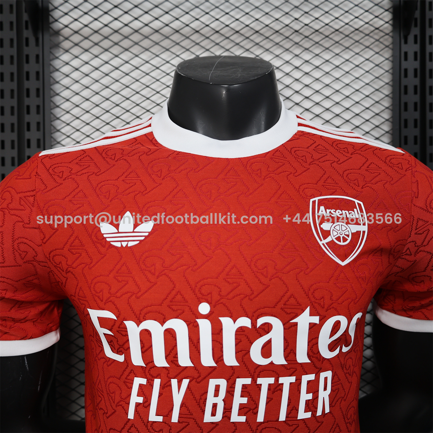Unitedfootballkit.com | Arsenal 25-26 Red Trefoil Sponsored Secial Edition Jersey - Player Version -Customize Name, Number and Patch | Worldwide Shipping