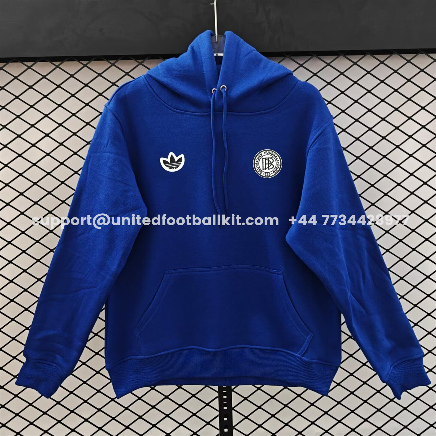 Unitedfootballkit.com | Germany 2026 Terrace Icon DFB Unisex Pullover Hoodie -Customize Name, Number and Patch | Worldwide Shipping
