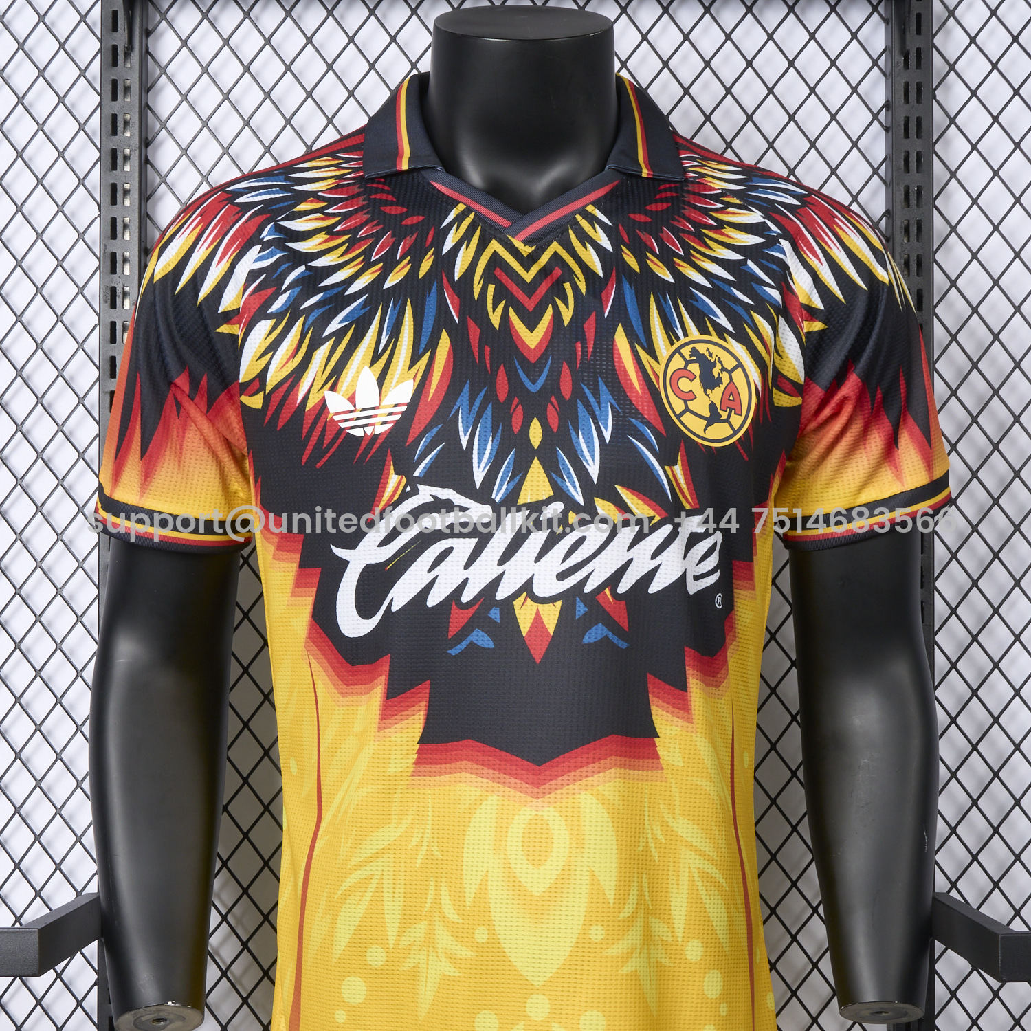 Unitedfootballkit.com | Club América 25-26 LAS AGUILAS Yellow Special Edition Jersey - Player Version -Customize Name, Number and Patch | Worldwide Shipping
