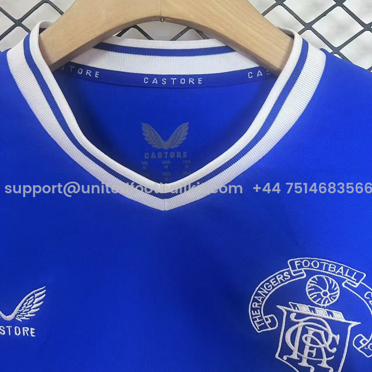 Unitedfootballkit.com | Glasgow Rangers 24-25 125-Years Heritage Long Sleeves Jersey - Fans Version -Customize Name, Number and Patch | Worldwide Shipping