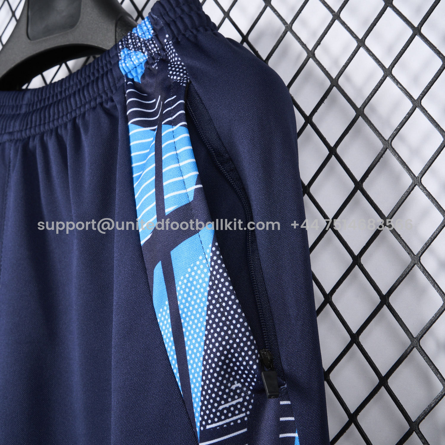 Unitedfootballkit.com | Italy 24-25 Navy Blue Training Pants - Player Version -Customize Name, Number and Patch | Worldwide Shipping