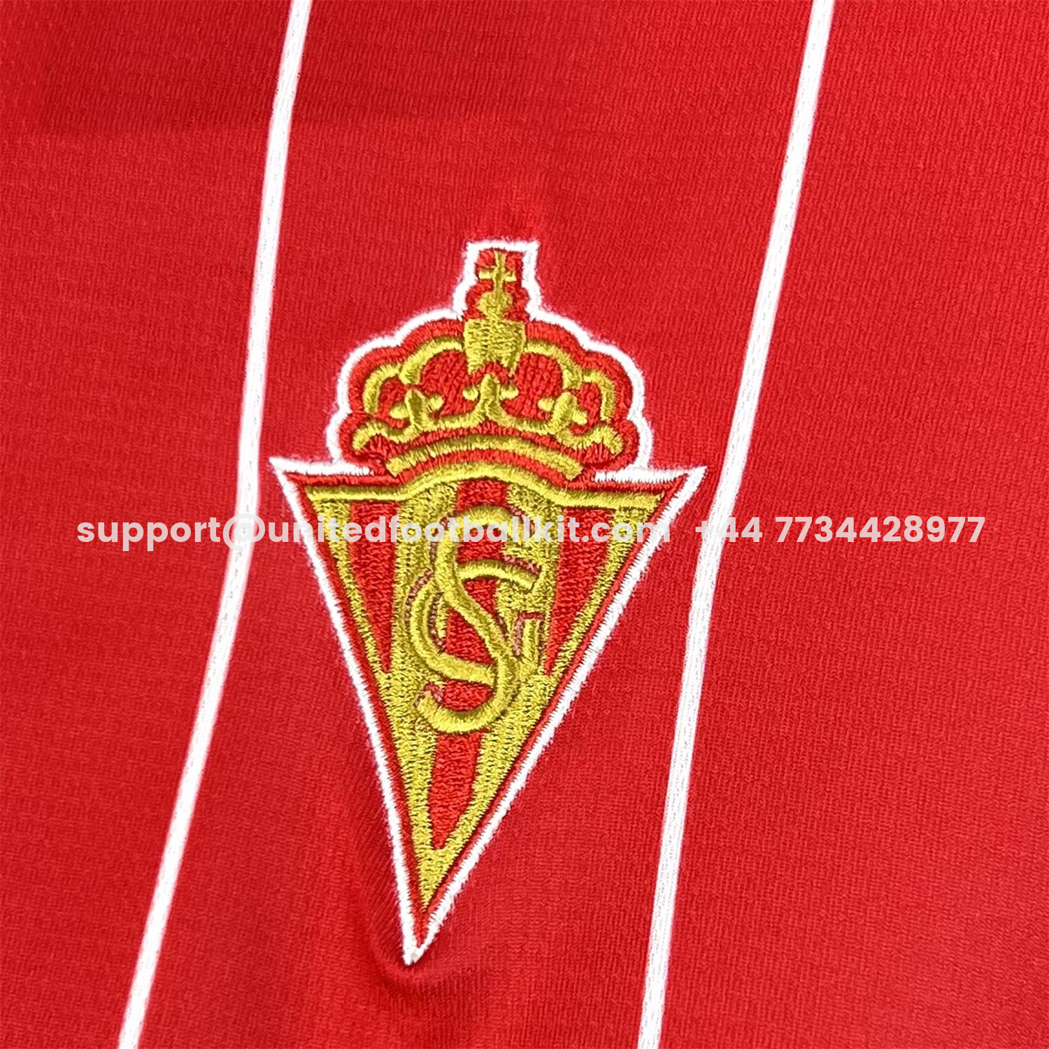 Unitedfootballkit.com | Sporting de Gijón 25-26 Retro Style Jersey - Fans Version -Customize Name, Number and Patch | Worldwide Shipping