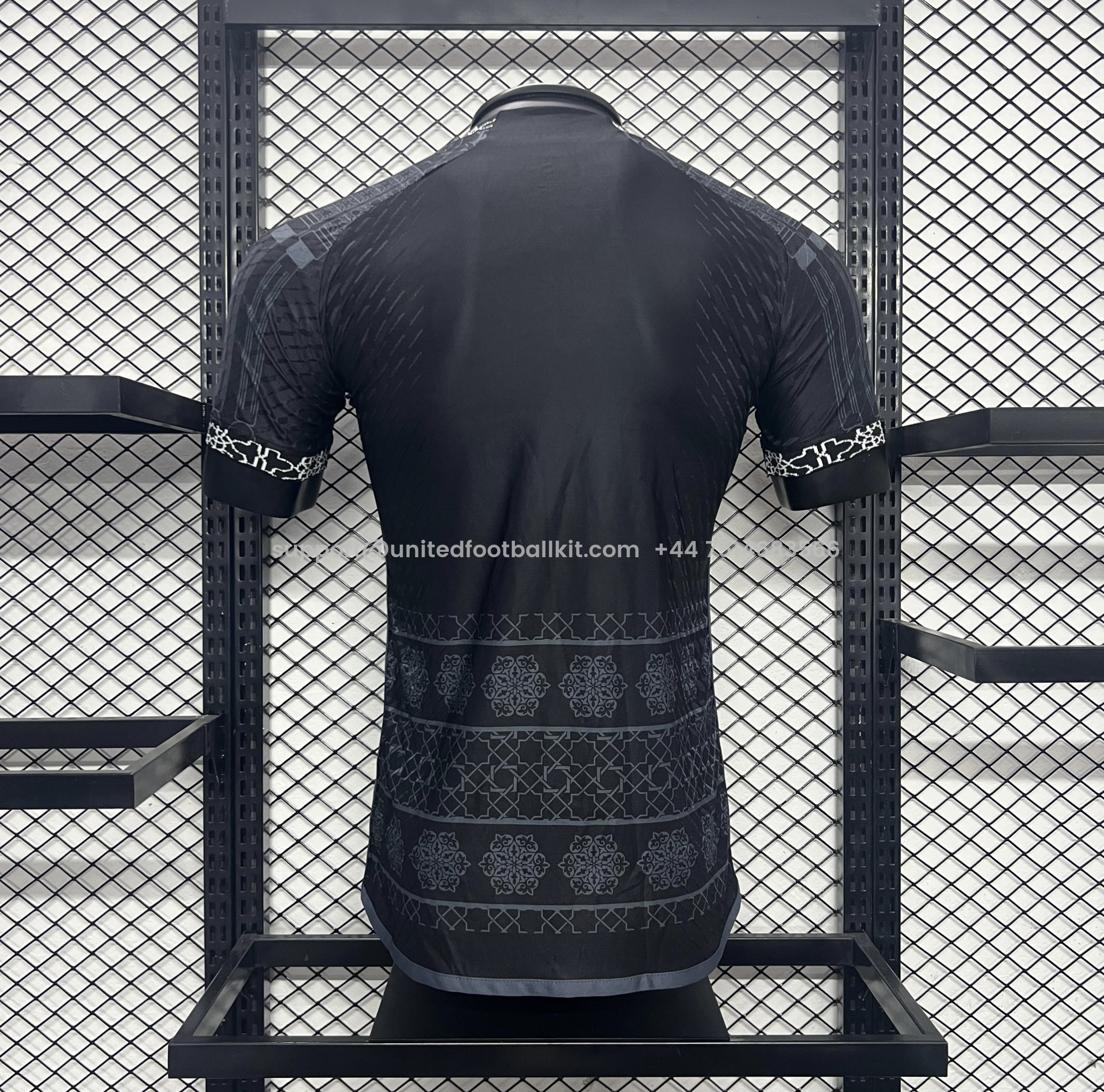Unitedfootballkit.com | Real Madrid 24-25 Black architecture Special Edition Jersey - Player Version -Customize Name, Number and Patch | Worldwide Shipping