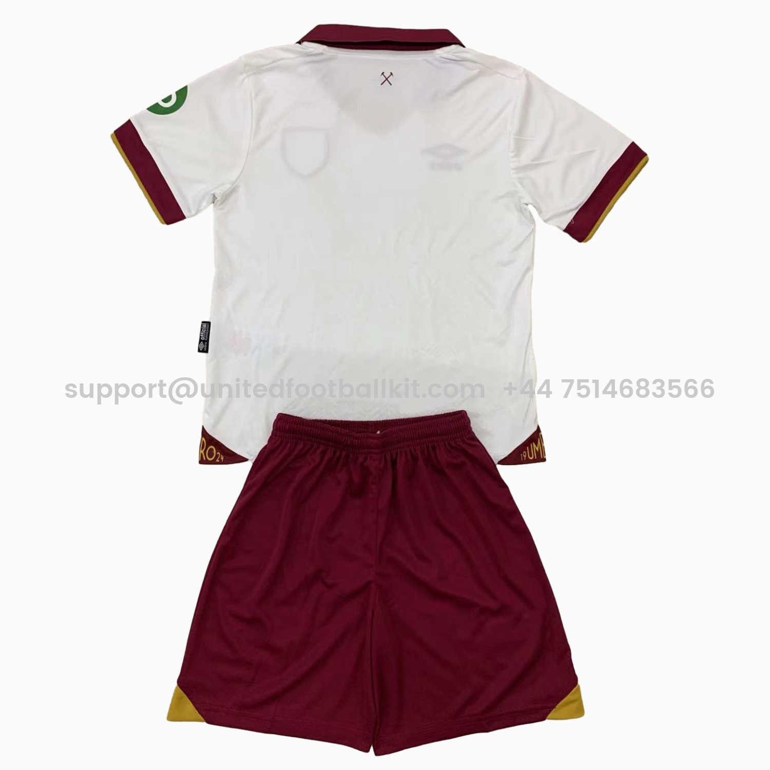Unitedfootballkit.com | West Ham United 24-25 Third Kids Kit -Customize Name, Number and Patch | Worldwide Shipping